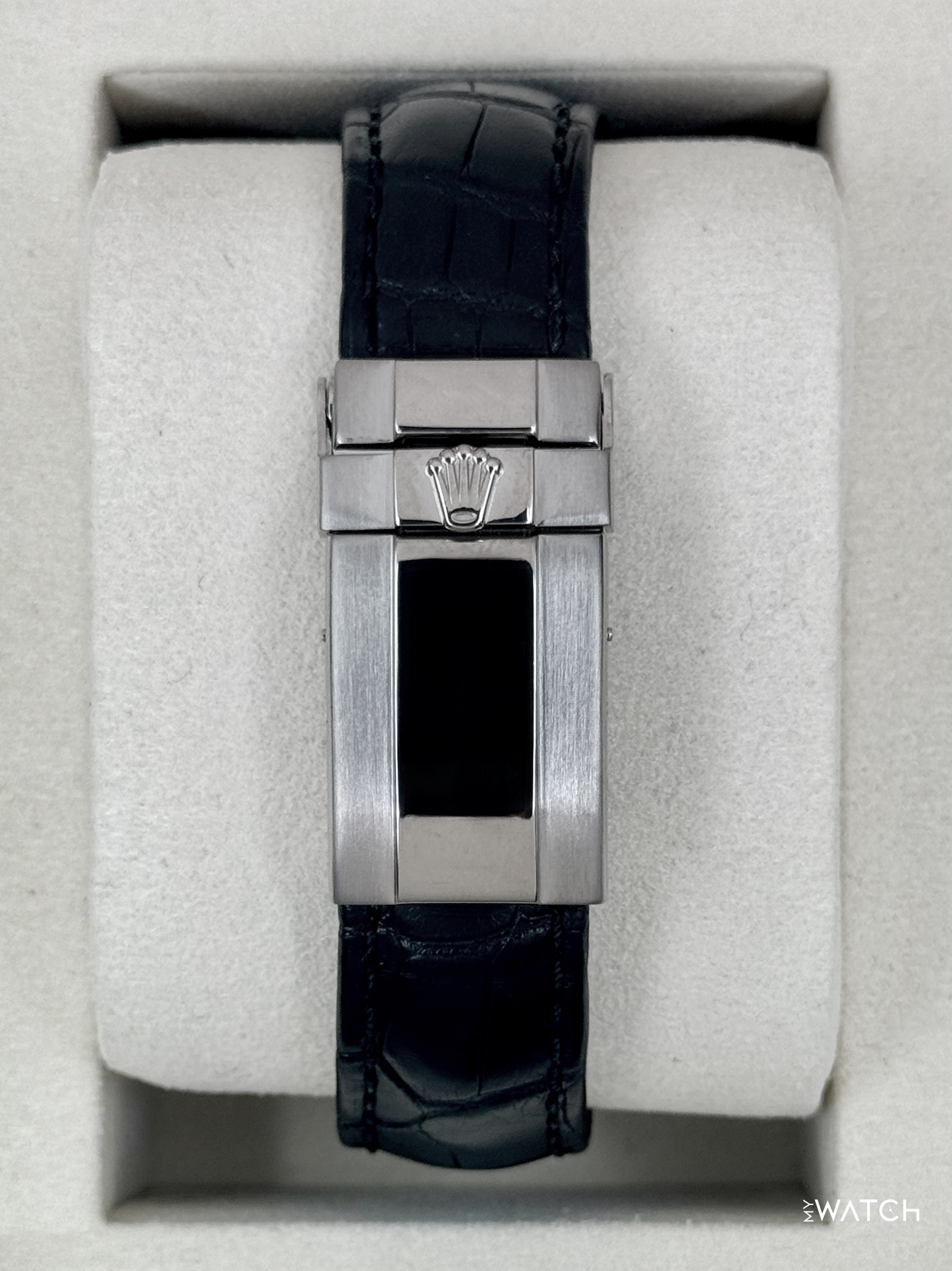 2002 Rolex Daytona 40mm 116519 White Gold Meteorite Dial - MyWatchLLC