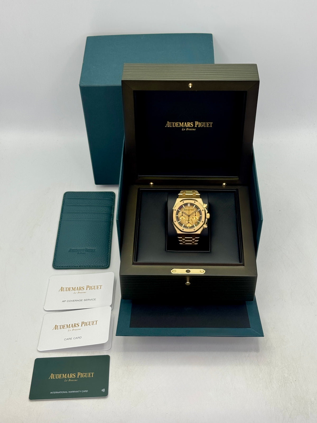 NEW 2026 Audemars Piguet Royal Oak Chronograph 41mm 26240BA Gold Dial