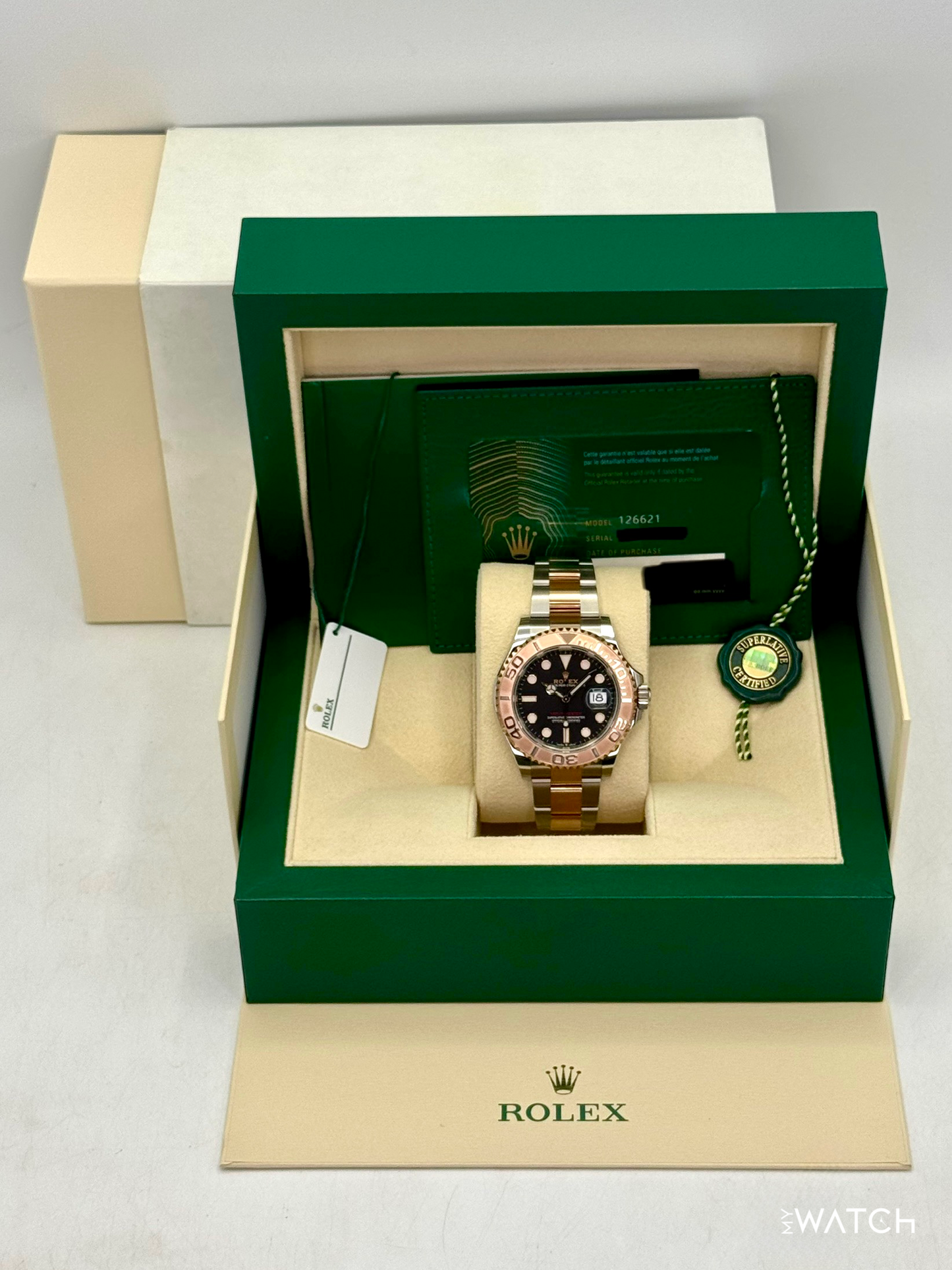 2021 Rolex Yacht-Master 40mm 126621 Two-Tone Black Dial - MyWatchLLC