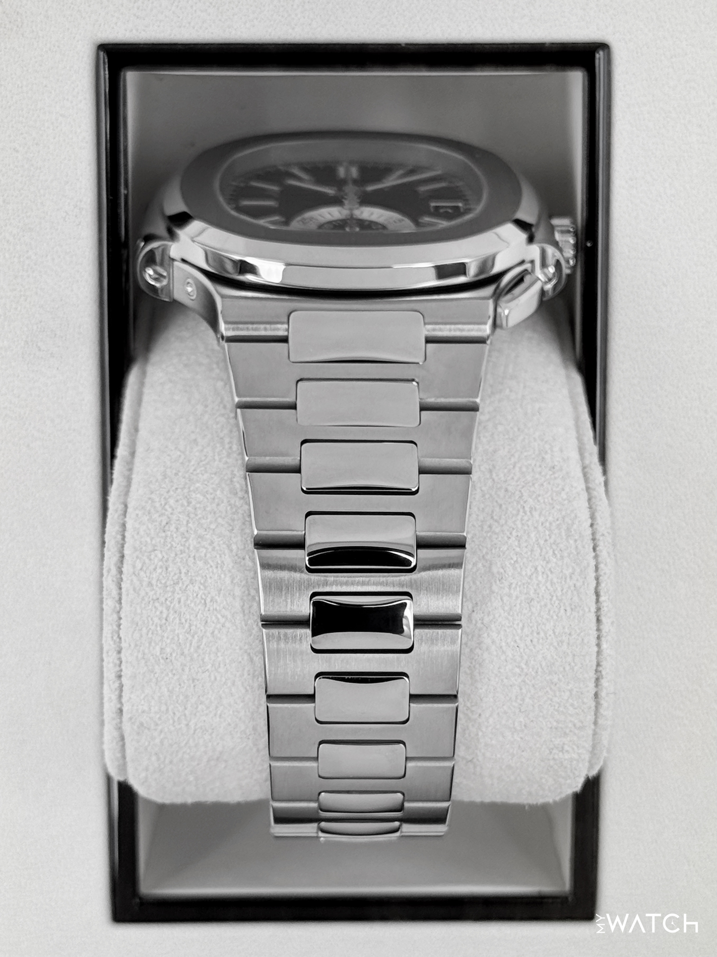 2011 Patek Philippe Nautilus Chrono 40.5mm 5980/1A Stainless Steel Grey Dial - MyWatchLLC