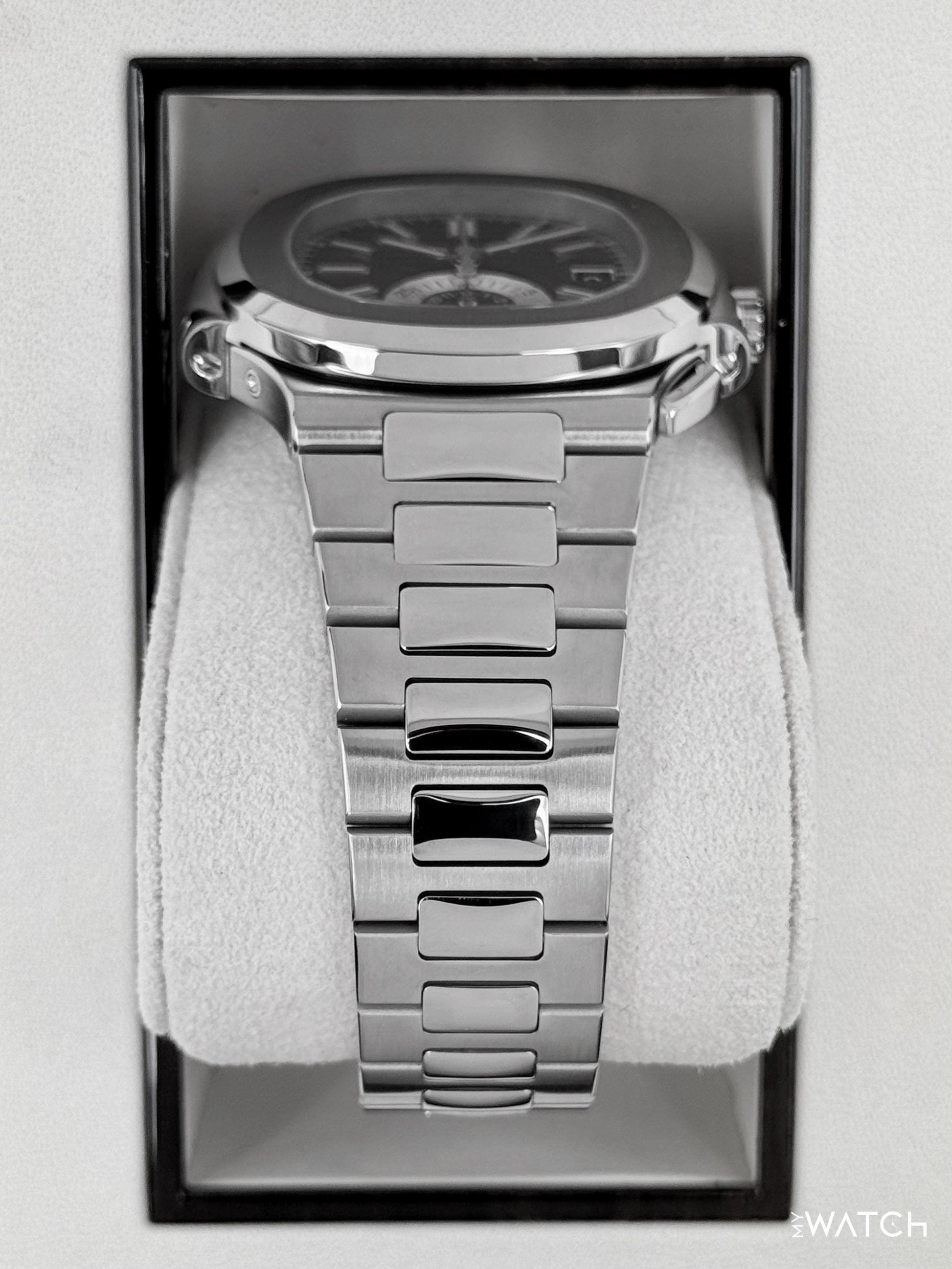 2011 Patek Philippe Nautilus Chrono 40.5mm 5980/1A Stainless Steel Grey Dial - MyWatchLLC