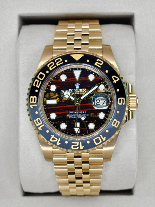 NEW 2026 Rolex GMT-Master II 40mm 126718GRNR Jubilee Tiger Iron Dial