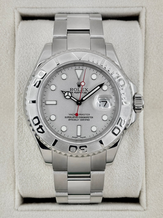 2005 Rolex Yacht-Master 40mm 16622 Platinum Bezel and Dial (Collectors Set)