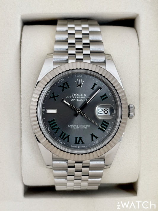 NEW 2025 Rolex Datejust 41mm 126334 Jubilee Wimbledon Dial