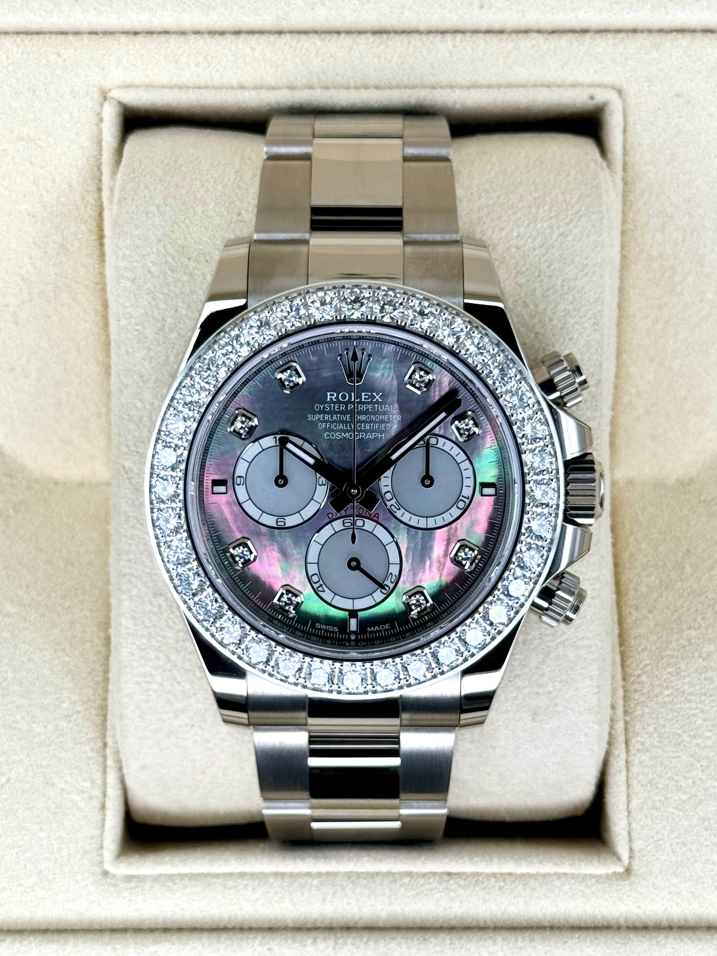 NEW 2024 Rolex Daytona 40mm 126579RBR Mother of Pearl Diamond Dial