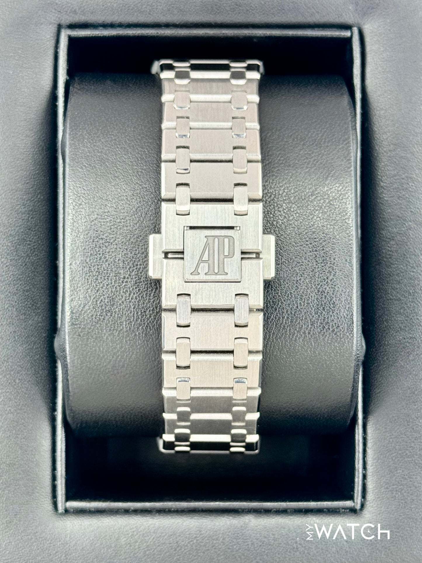 2016 Audemars Piguet  Royal Oak  39mm 15202ST Stainless Steel Blue Dial