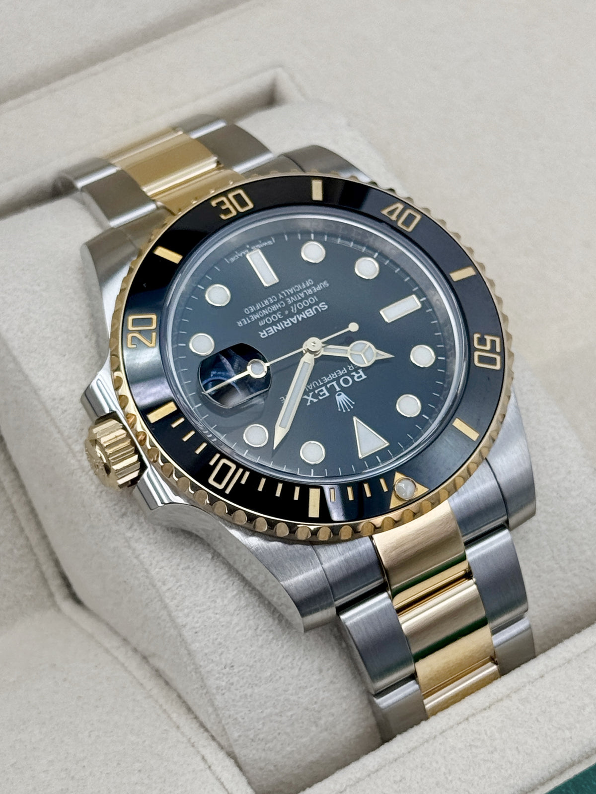 2019 Rolex Submariner 41mm 116613LN Two-Tone Black Dial