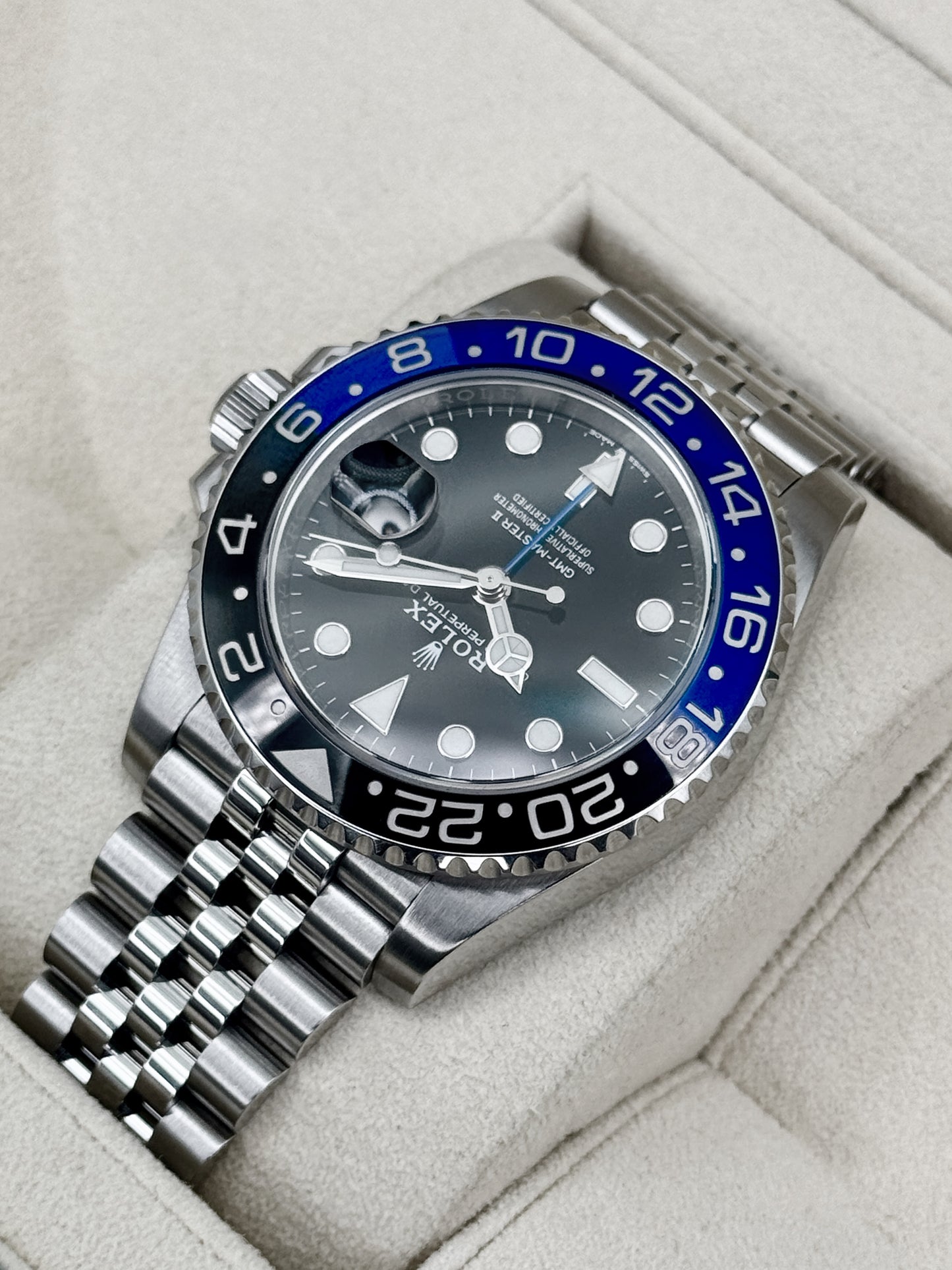 2021 Rolex GMT-Master II Batgirl 40mm 126710BLNR Jubilee