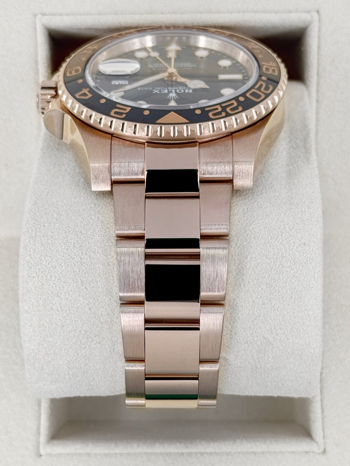 2019 Rolex GMT-Master II Rootbeer 40mm 126715CHNR Rose Gold (CPO) - MyWatchLLC