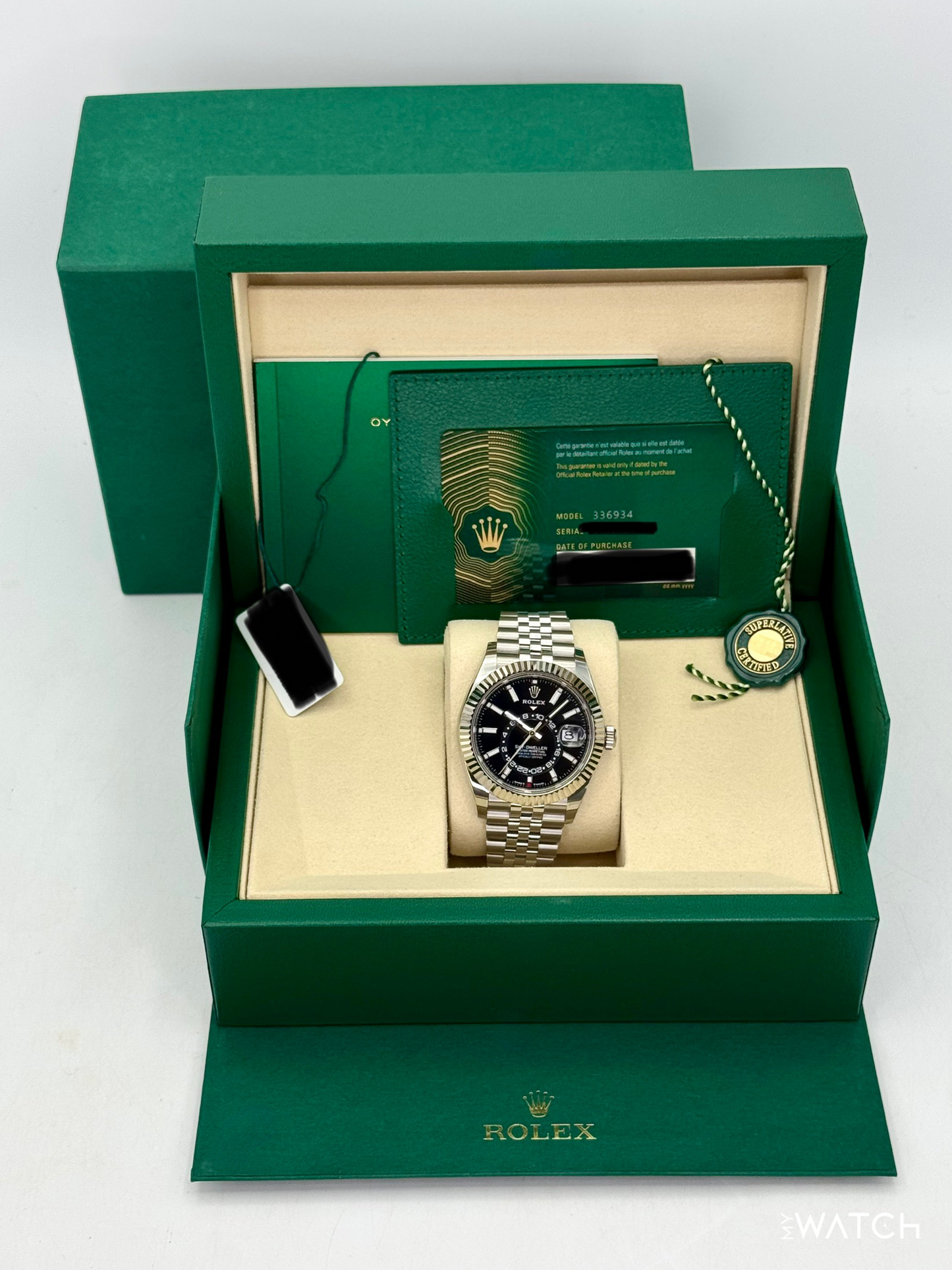 NEW 2025 Rolex Sky-Dweller 42mm 336934 Jubilee Black Dial (STICKERED) - MyWatchLLC
