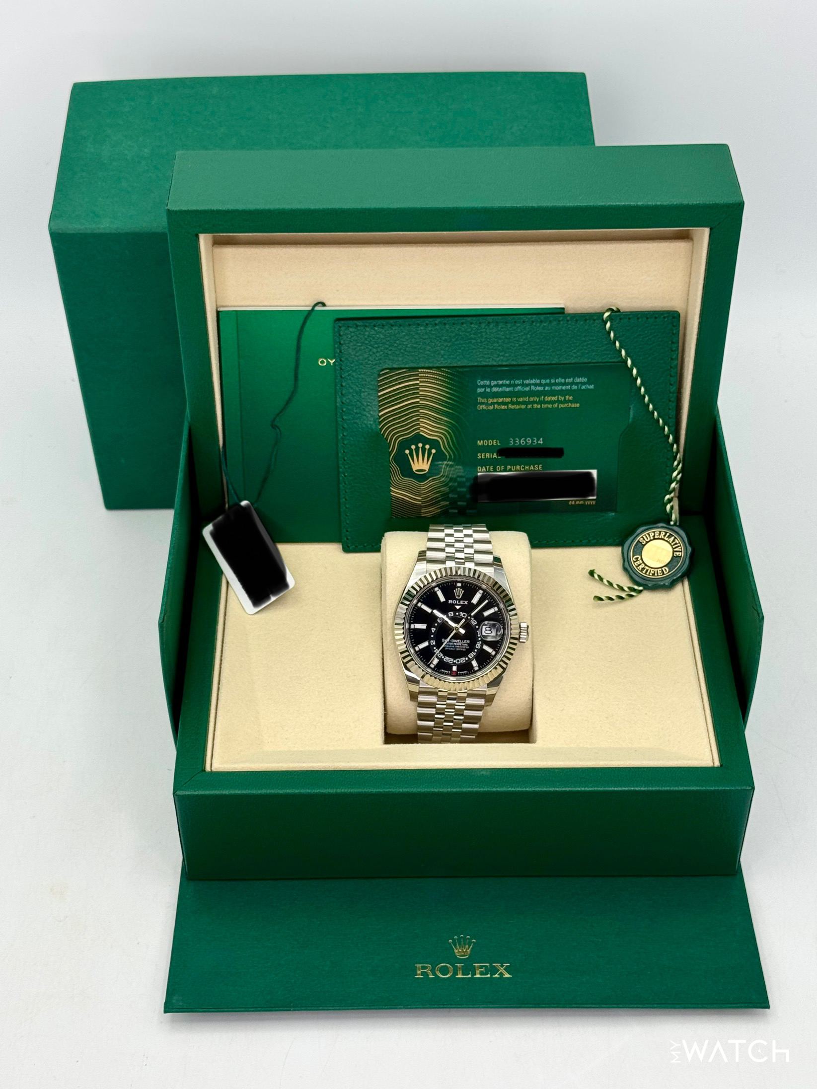 NEW 2025 Rolex Sky-Dweller 42mm 336934 Jubilee Black Dial (STICKERED) - MyWatchLLC