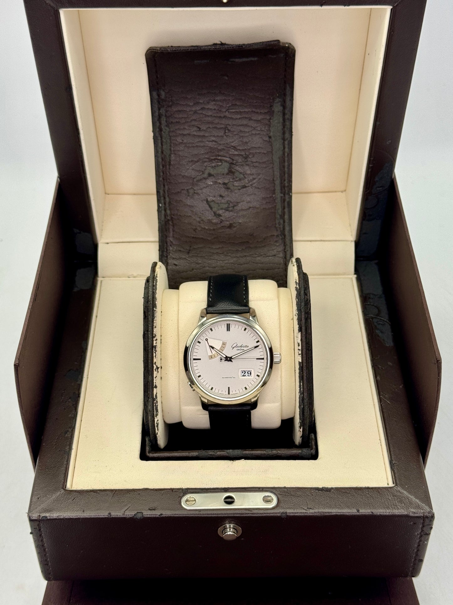 2011 Glashütte Original Senator 40mm 100-01-13-02-04 Stainless Steel Silver Dial