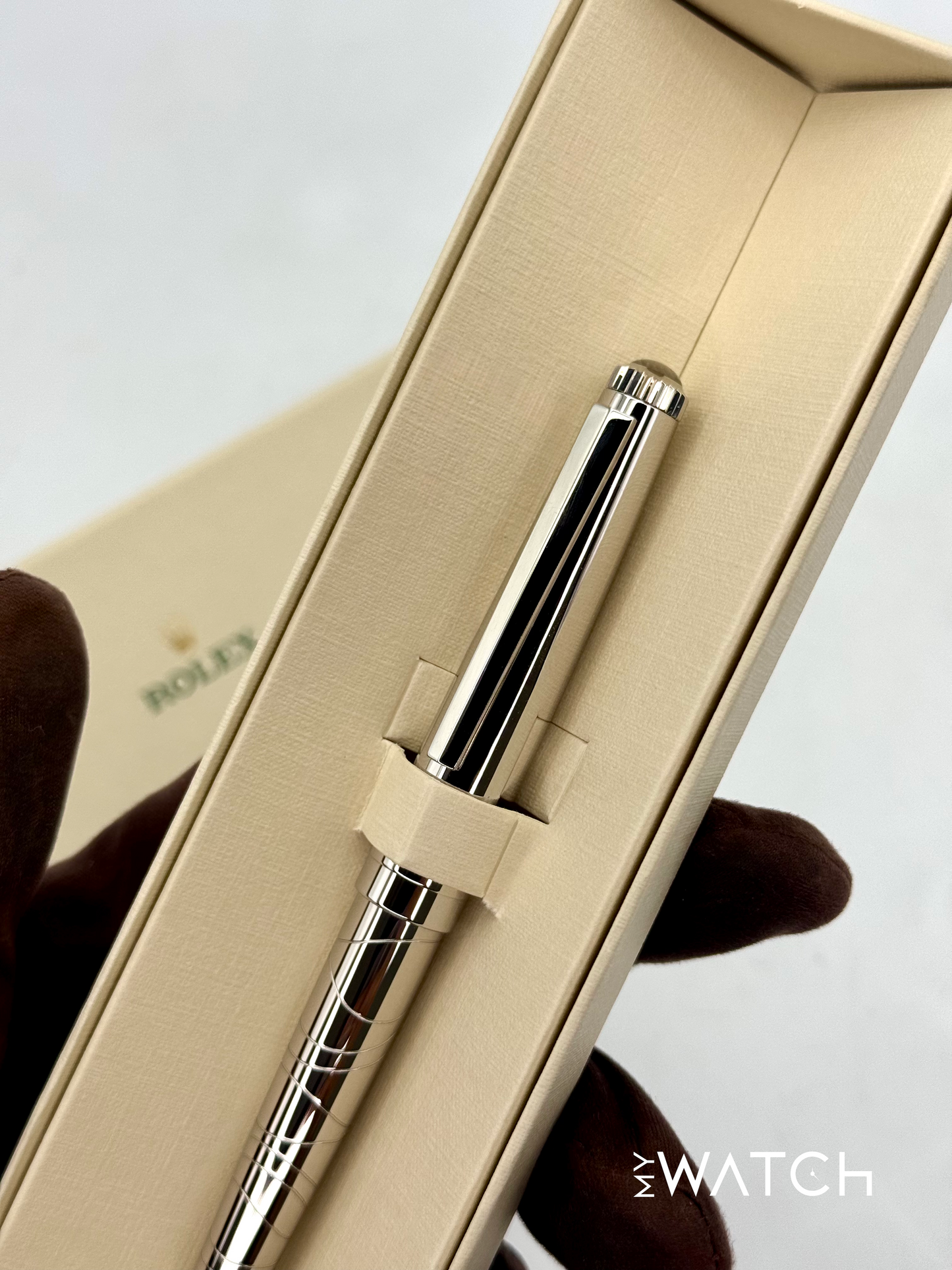 NEW Rolex Ballpoint Pen Silver Collectible Pen