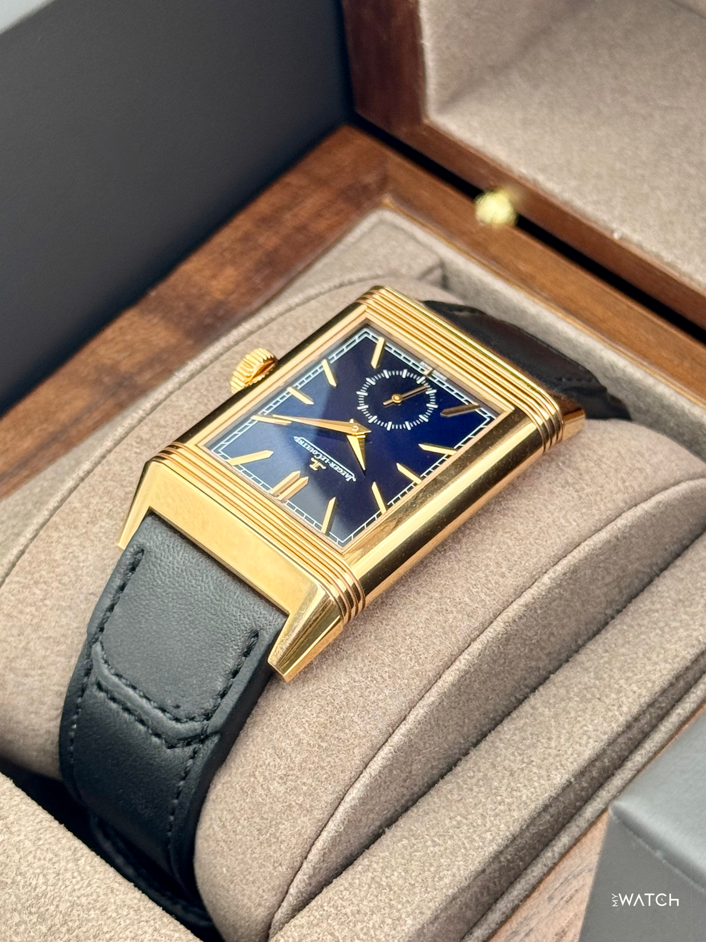2024 Jaeger-Coultre Reverso Tribute 47mm Q3982590 Rose Gold Blue Dial