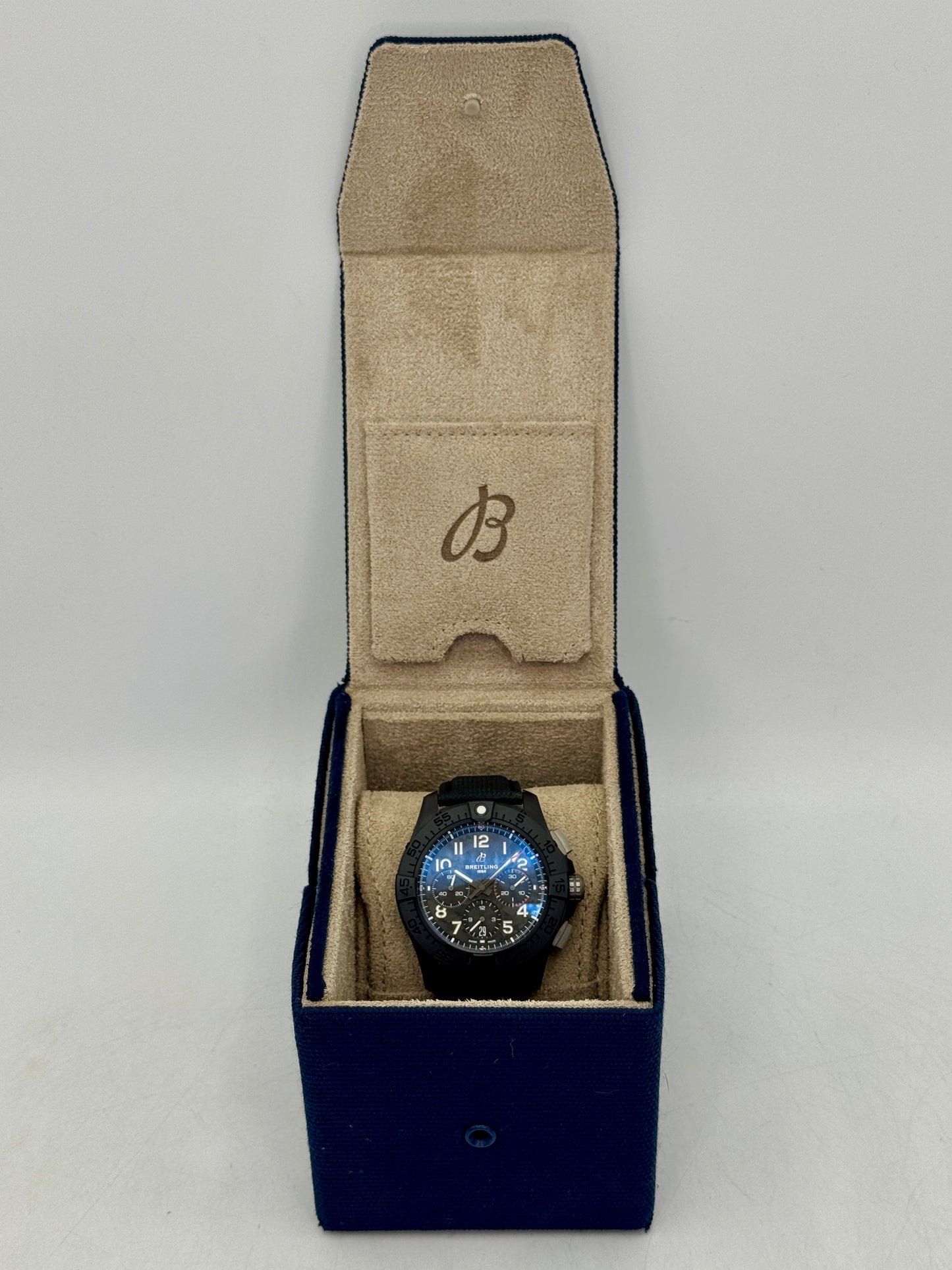 2026 Breitling Avenger B01 Chronograph Night Mission 44mm SB0147 Ceramic Black Dial