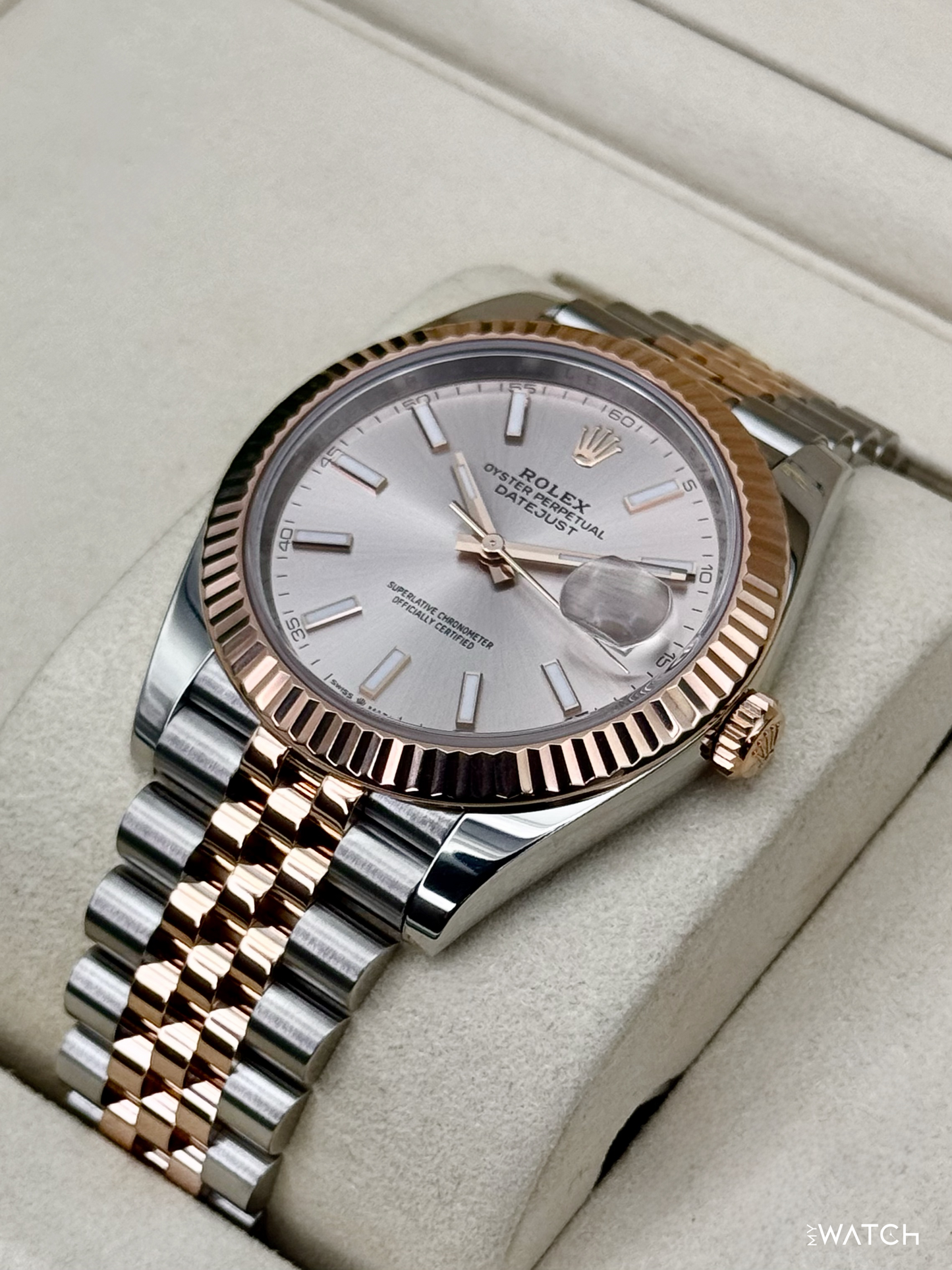 2025 Rolex Datejust 41mm 126331 Two-Tone Jubilee Sundust Dial - MyWatchLLC
