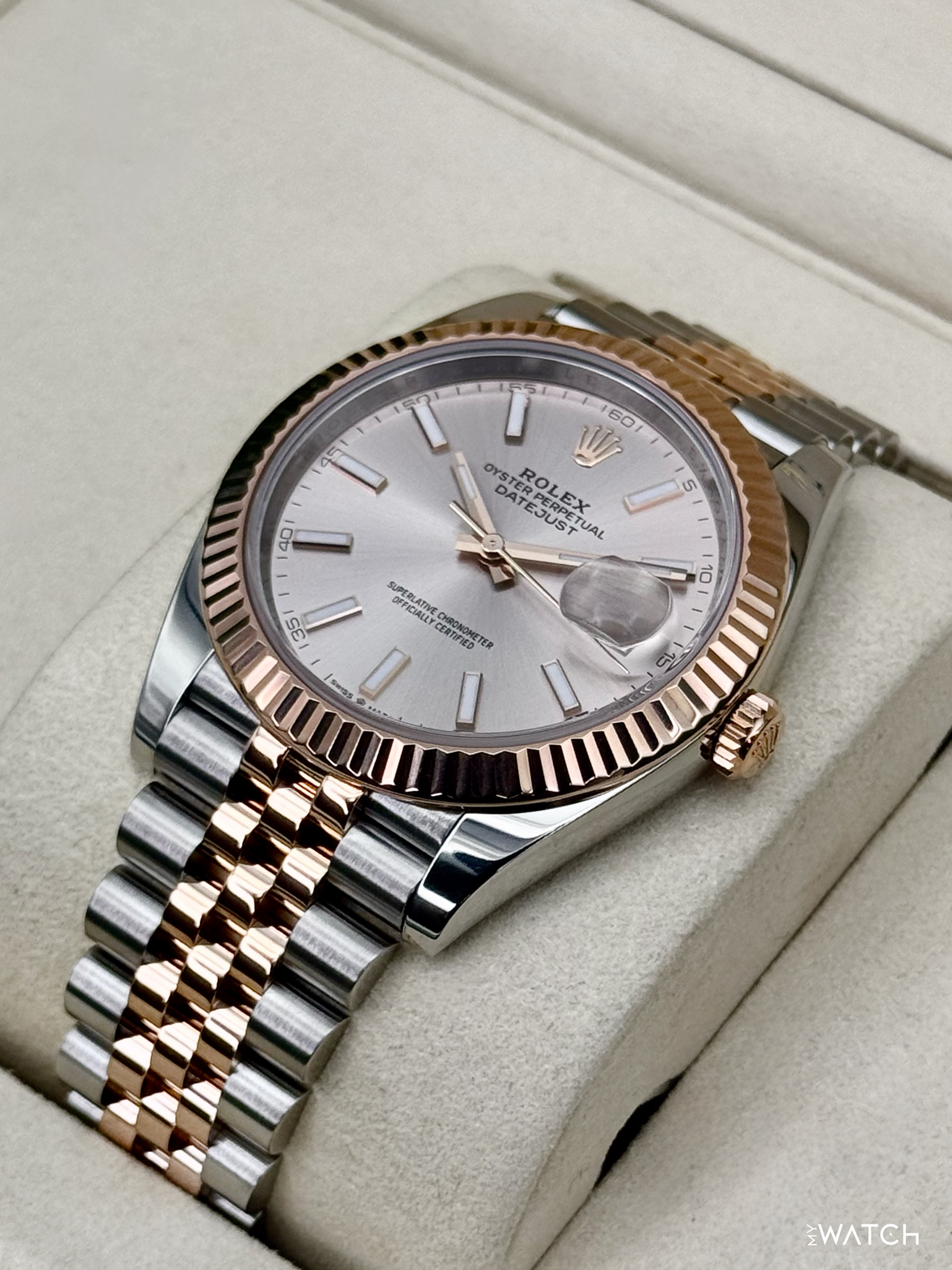 2025 Rolex Datejust 41mm 126331 Two-Tone Jubilee Sundust Dial - MyWatchLLC