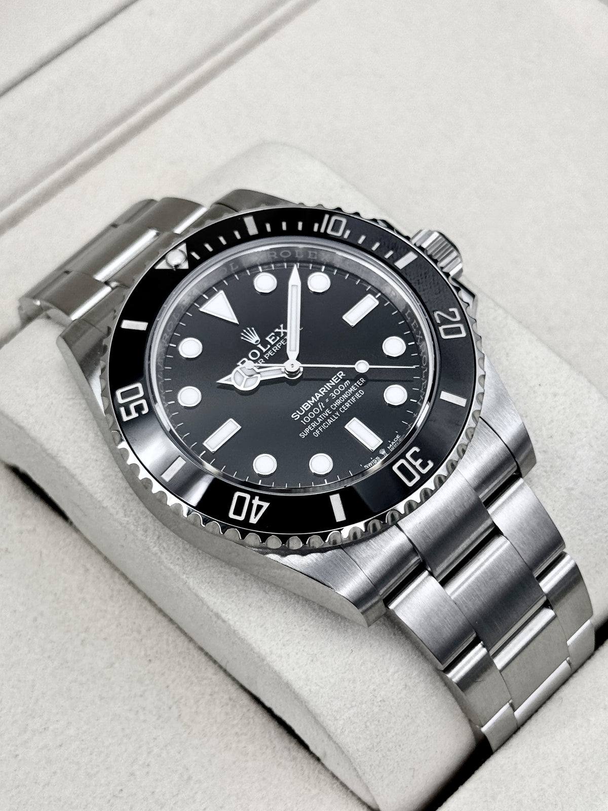 2025 Rolex Submariner 41mm 124060 Stainless Steel Black Dial
