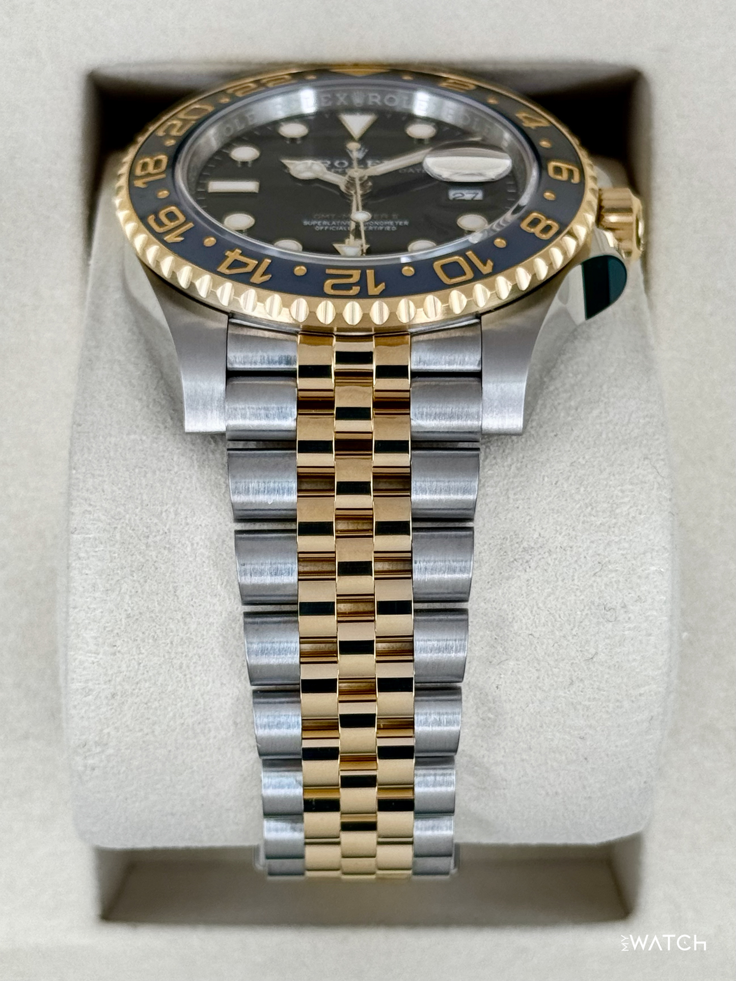 NEW 2025 Rolex GMT-Master II 40mm 126713GRNR Two-Tone Jubilee - MyWatchLLC
