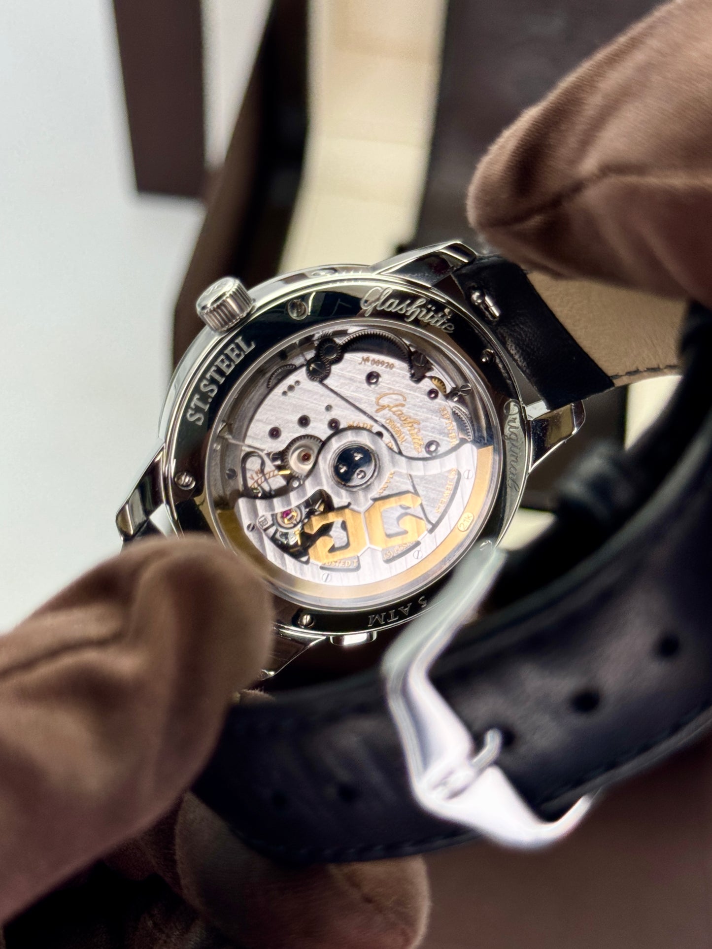 2011 Glashütte Original Senator 40mm 100-01-13-02-04 Stainless Steel Silver Dial