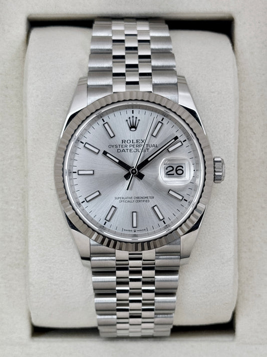 NEW 2026 Rolex Datejust 36mm 126234 Stainless Steel Jubilee Silver Dial