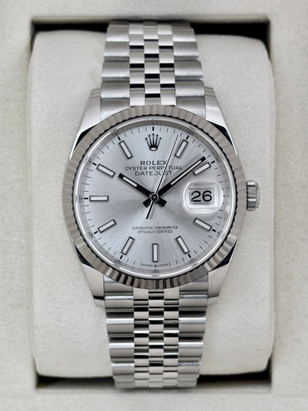 NEW 2026 Rolex Datejust 36mm 126234 Stainless Steel Jubilee Silver Dia