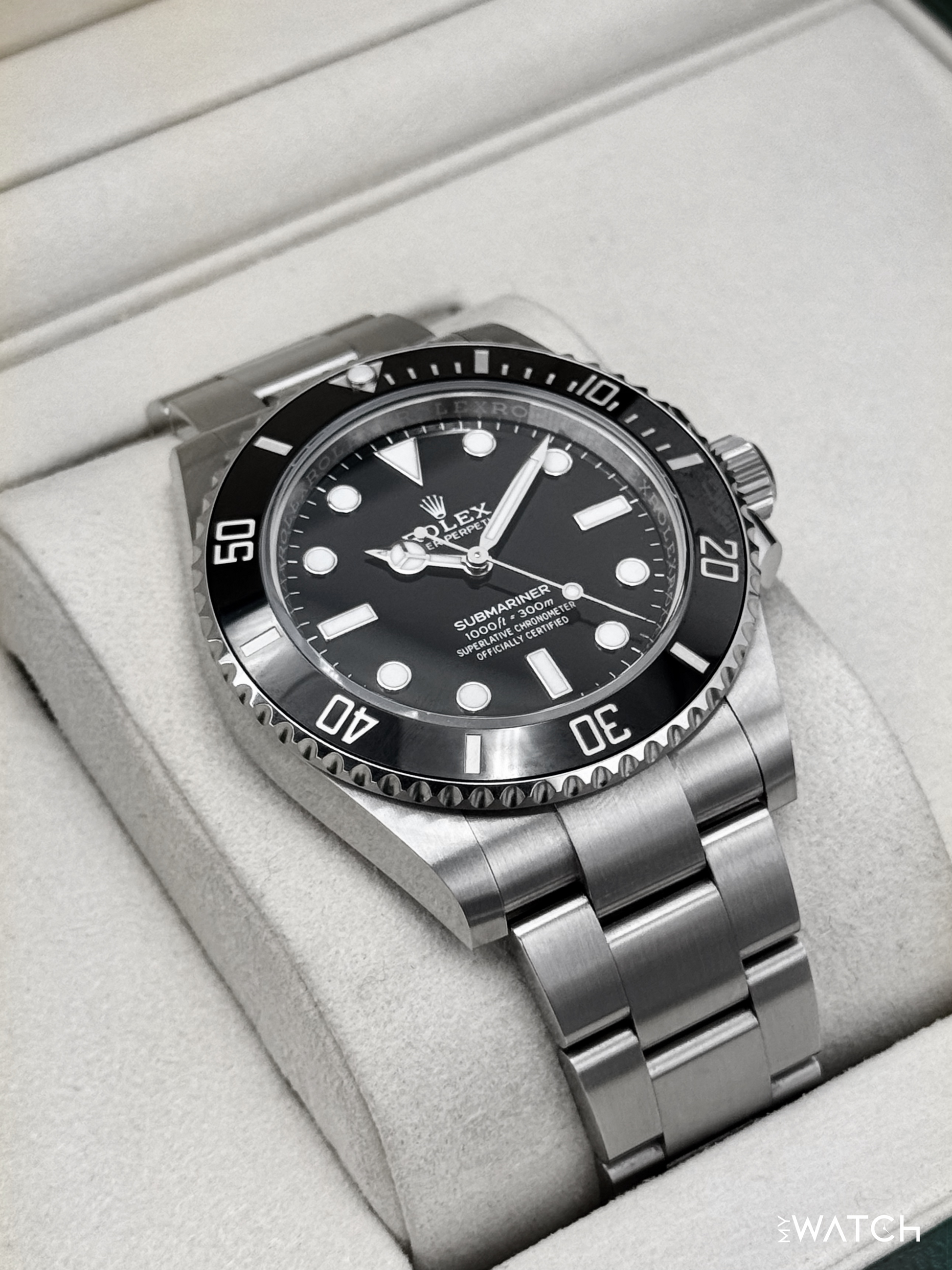 2025 Rolex Submariner 41mm 124060 Stainless Steel Black Dial - MyWatchLLC
