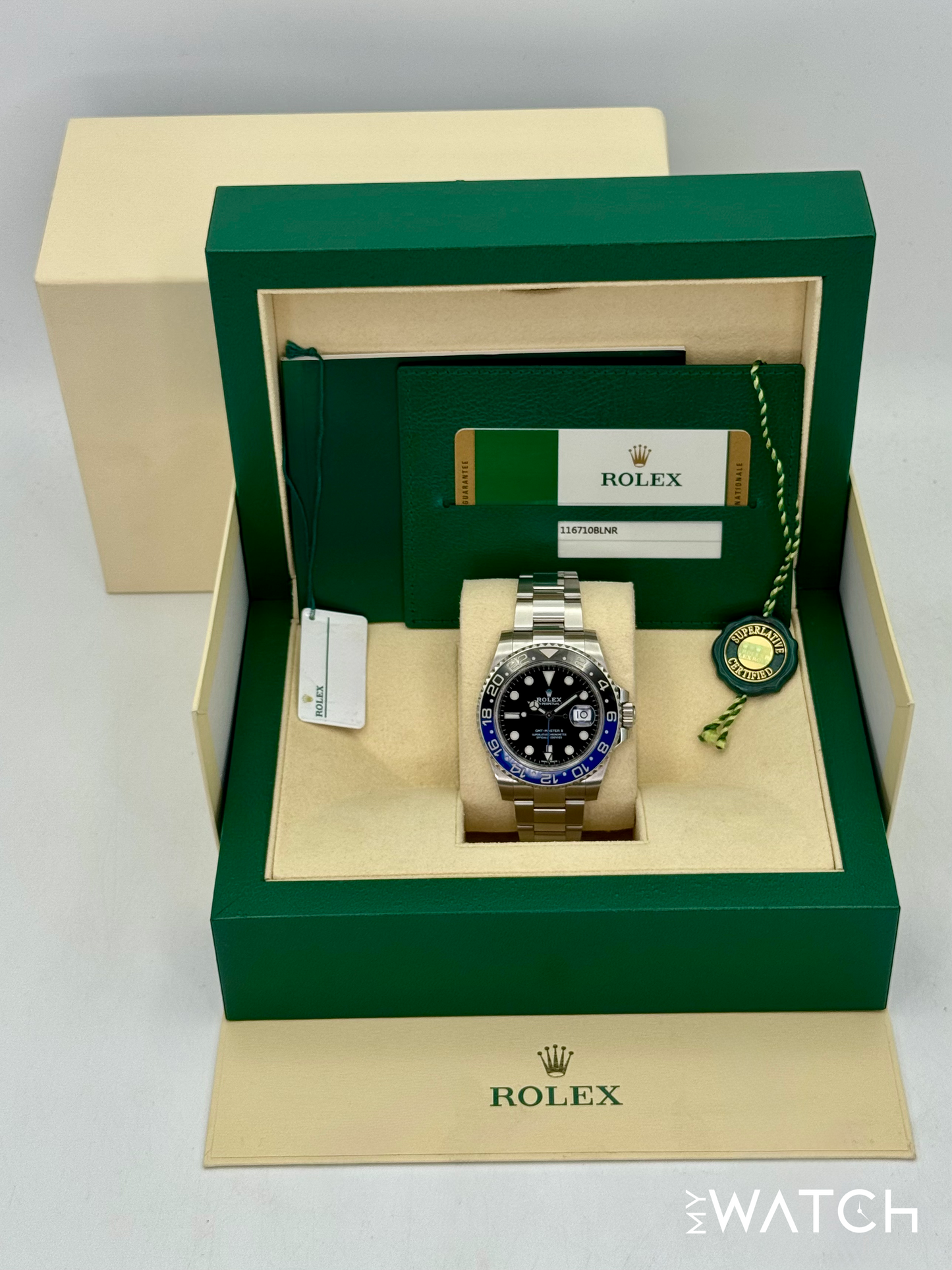 2016 Rolex GMT-Master II "Batman" 40mm 116710BLNR Oyster