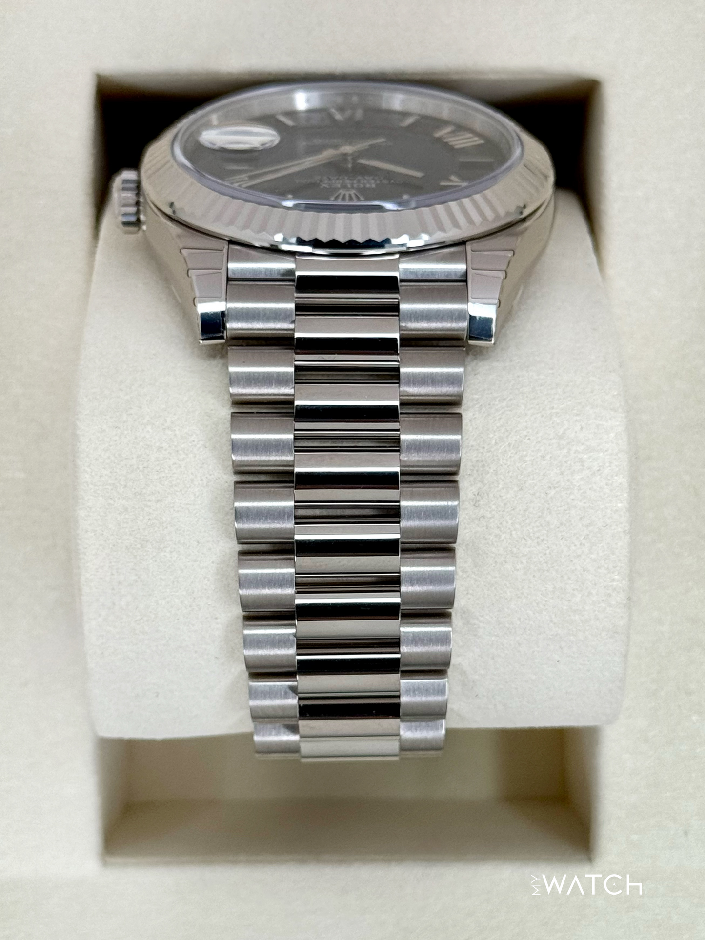 NEW 2025 Rolex Day-Date 40mm 228239 Presidential Blue Ombre Dial