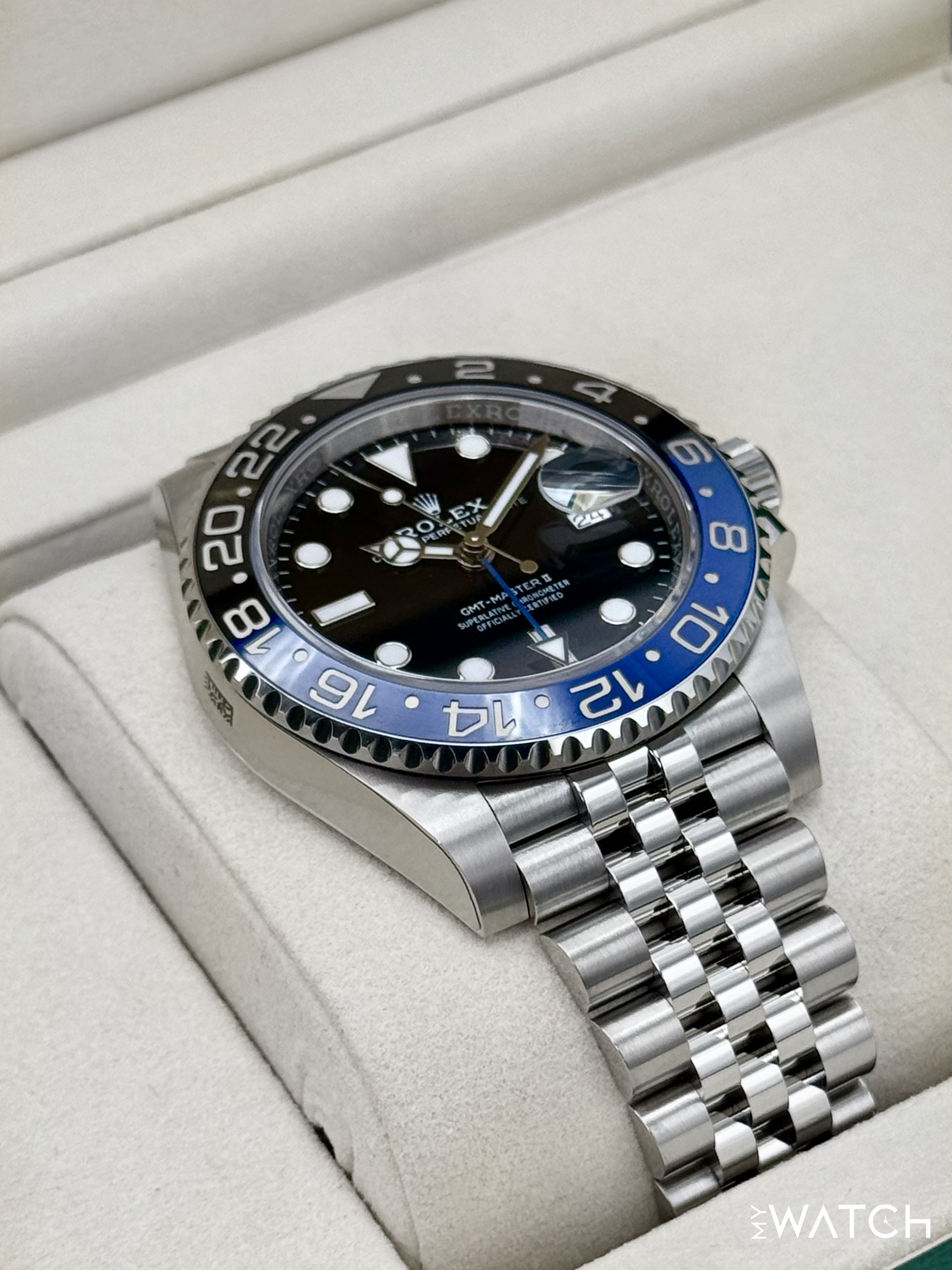 2025 Rolex GMT-Master II "Batgirl" 40mm 126710BLNR Jubilee - MyWatchLLC