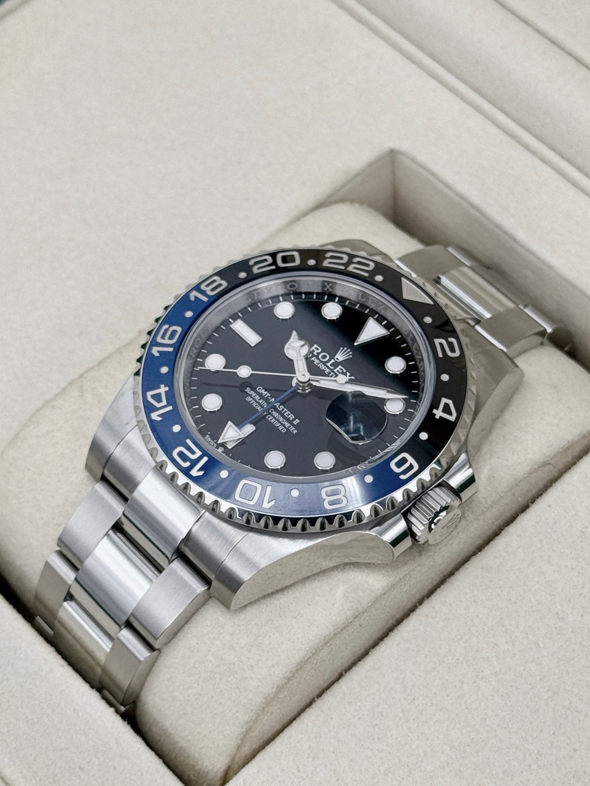 NEW 2026 Rolex GMT-Master II Batman 40mm 126710BLNR Oyster (NEW STYLE CARD)