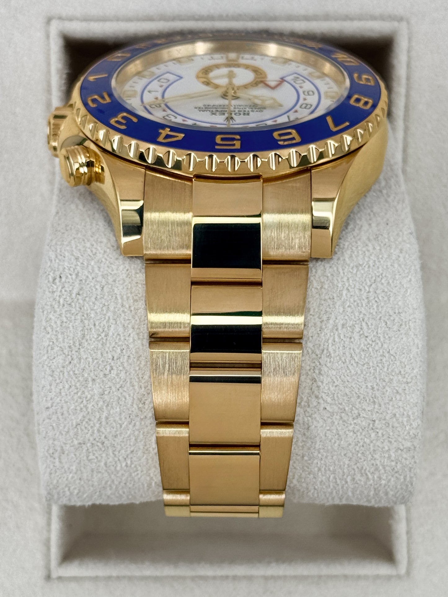 2022 Rolex Yacht-Master II 44mm 116688 18K Yellow Gold White Dial