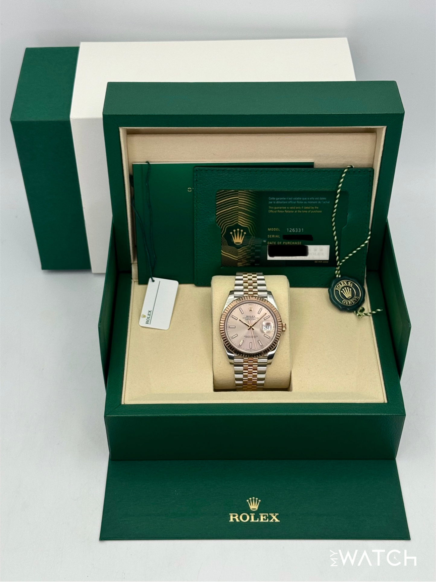 2025 Rolex Datejust 41mm 126331 Two-Tone Jubilee Sundust Dial