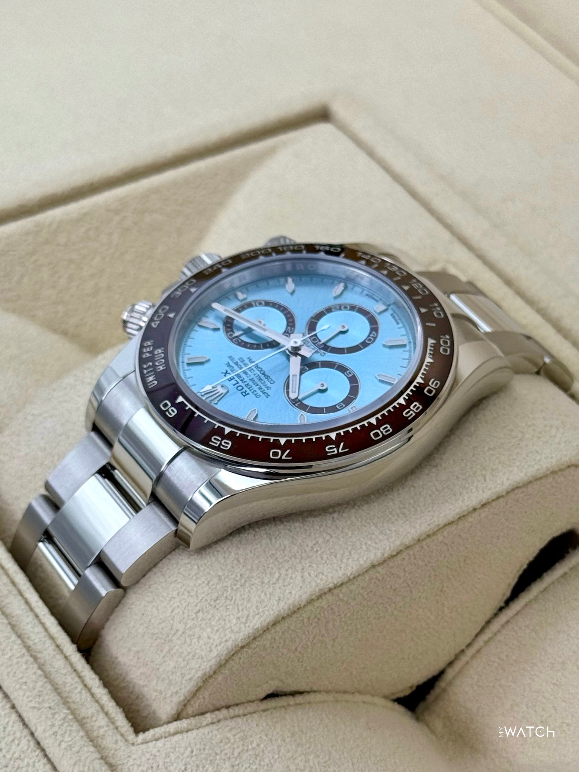 NEW 2025 Rolex Daytona 40mm 126506 Platinum Ice Blue Dial - MyWatchLLC
