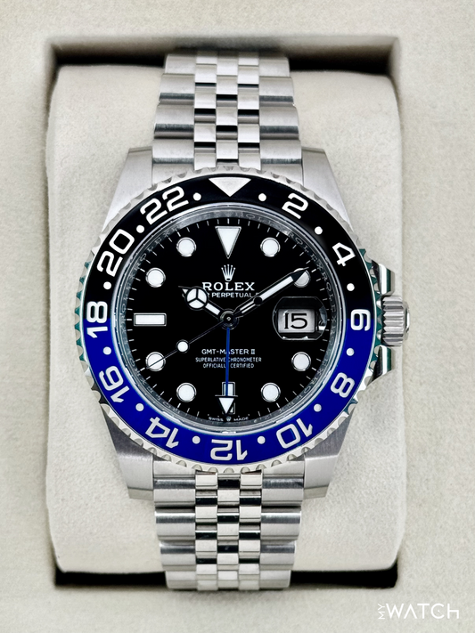 NEW 2025 Rolex GMT-Master II "Batgirl" 40mm 126710BLNR Jubilee - MyWatchLLC