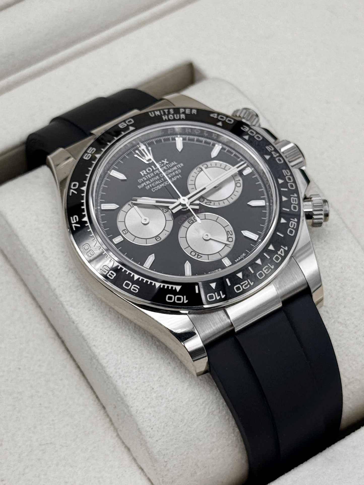 2024 Rolex Daytona "Baby Le Mans" 40mm 126519LN White Gold Black Dial