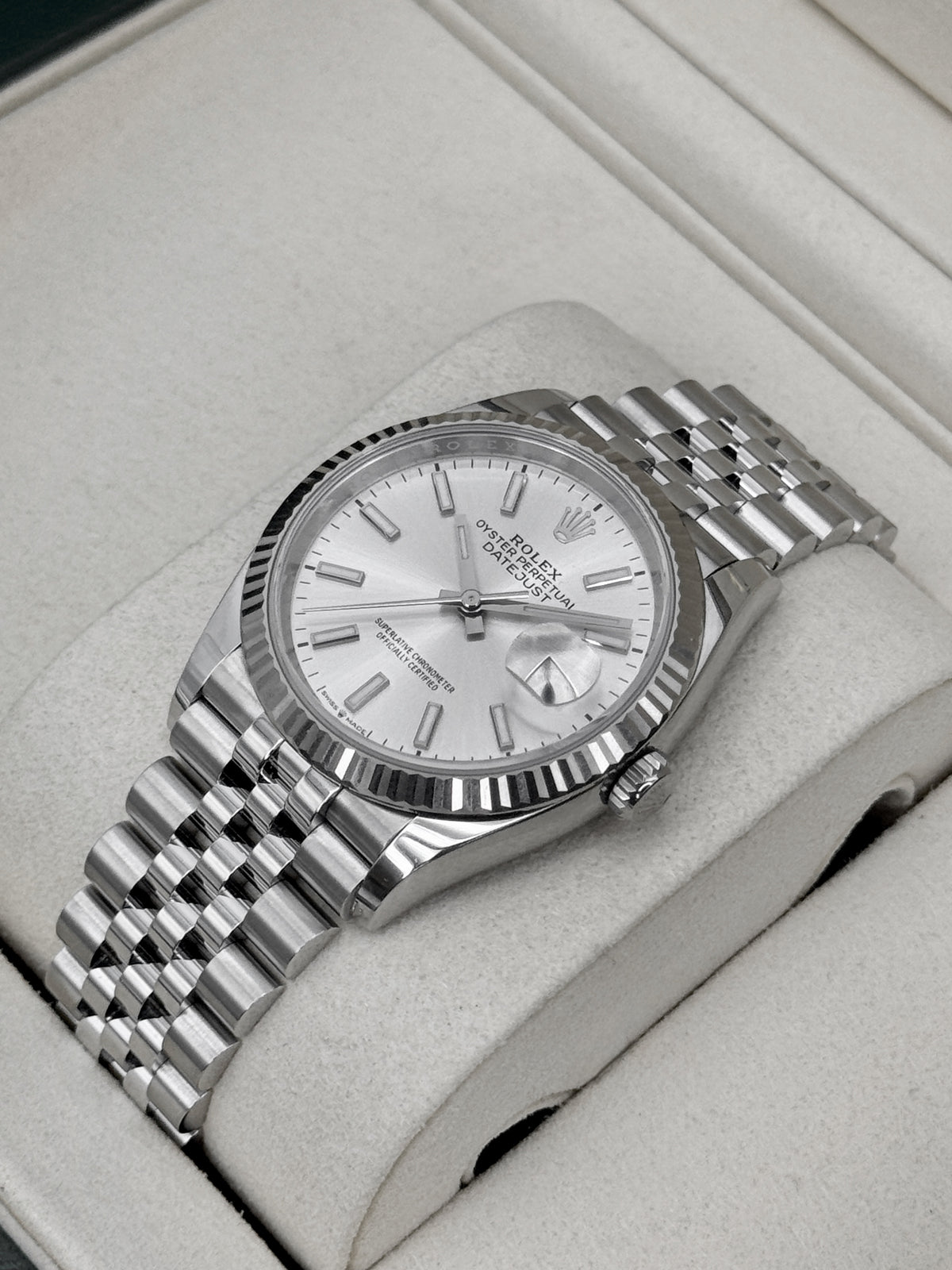 2025 Rolex Datejust 36mm 126234 Stainless Steel Jubilee Silver Dial - MyWatchLLC