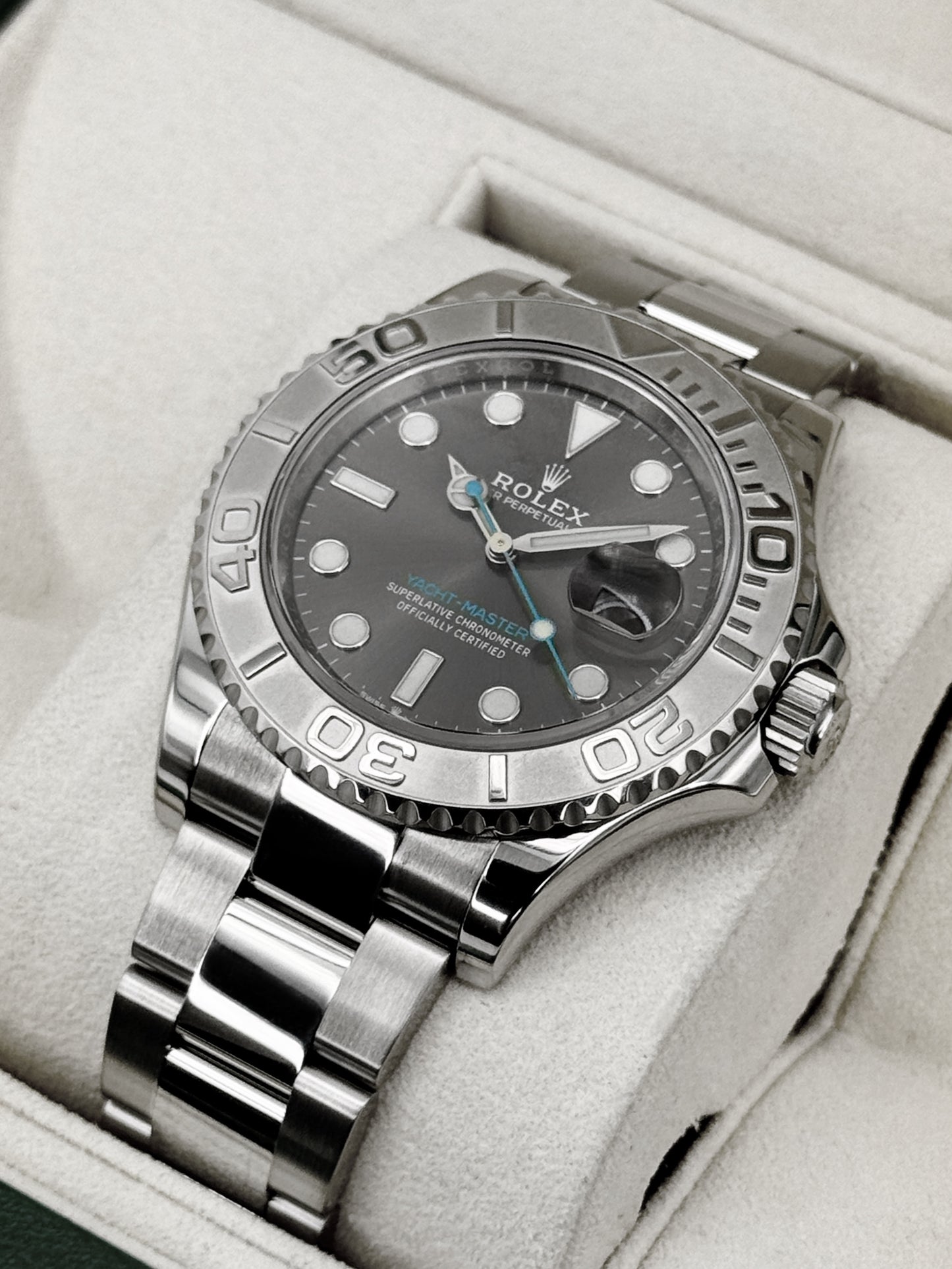 2020 Rolex Yacht-Master 40mm 126622 Stainless Steel Rhodium Dial