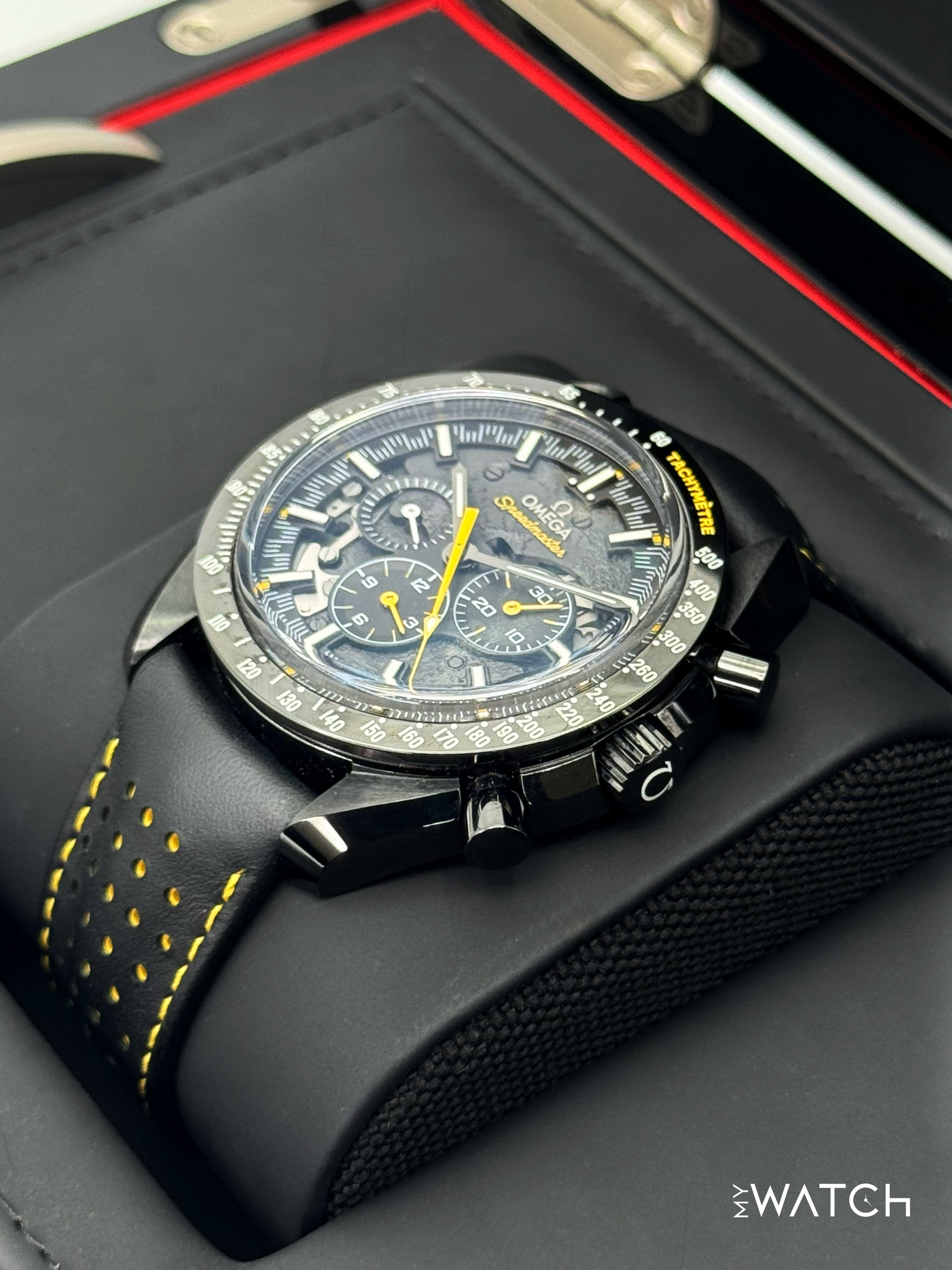 2021 Omega Speedmaster Dark Side Of The Moon 44.25mm Black Ceramic - MyWatchLLC
