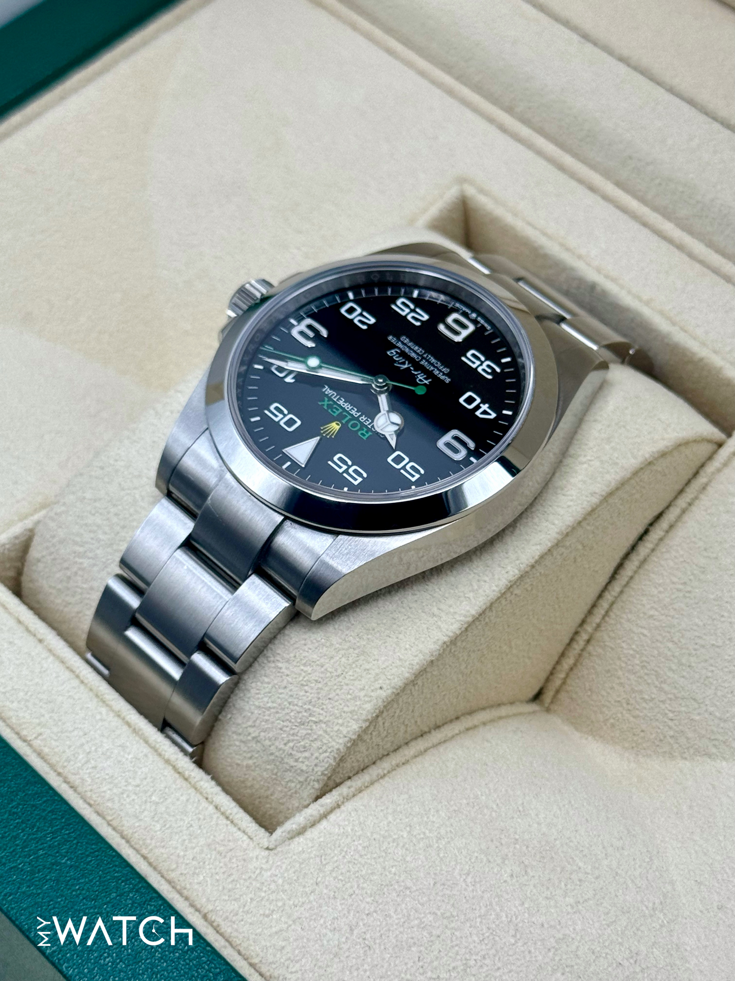 2024 Rolex Air-King 40mm 126900 Stainless Steel Black Dial