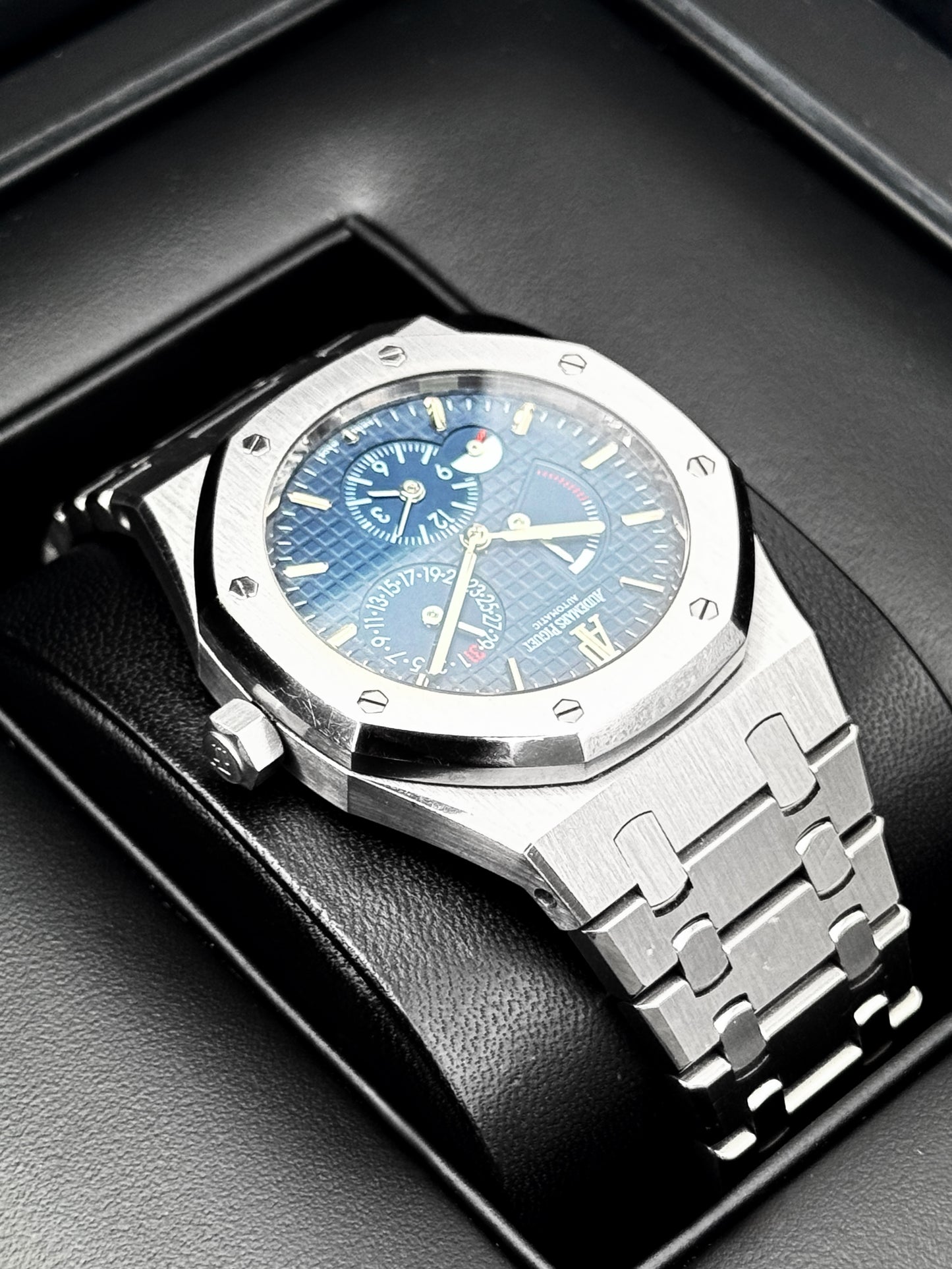 2013 Audemars Piguet Royal Oak Dual Time 39mm 26120ST Blue Dial