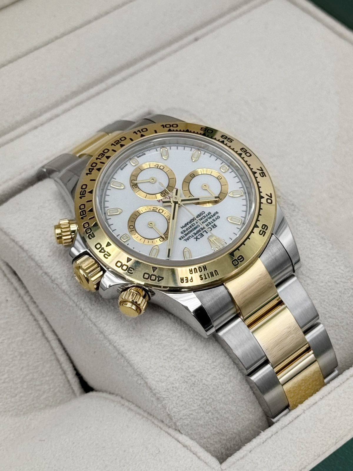 2020 Rolex Daytona 40mm 116503 Two-Tone White Dial