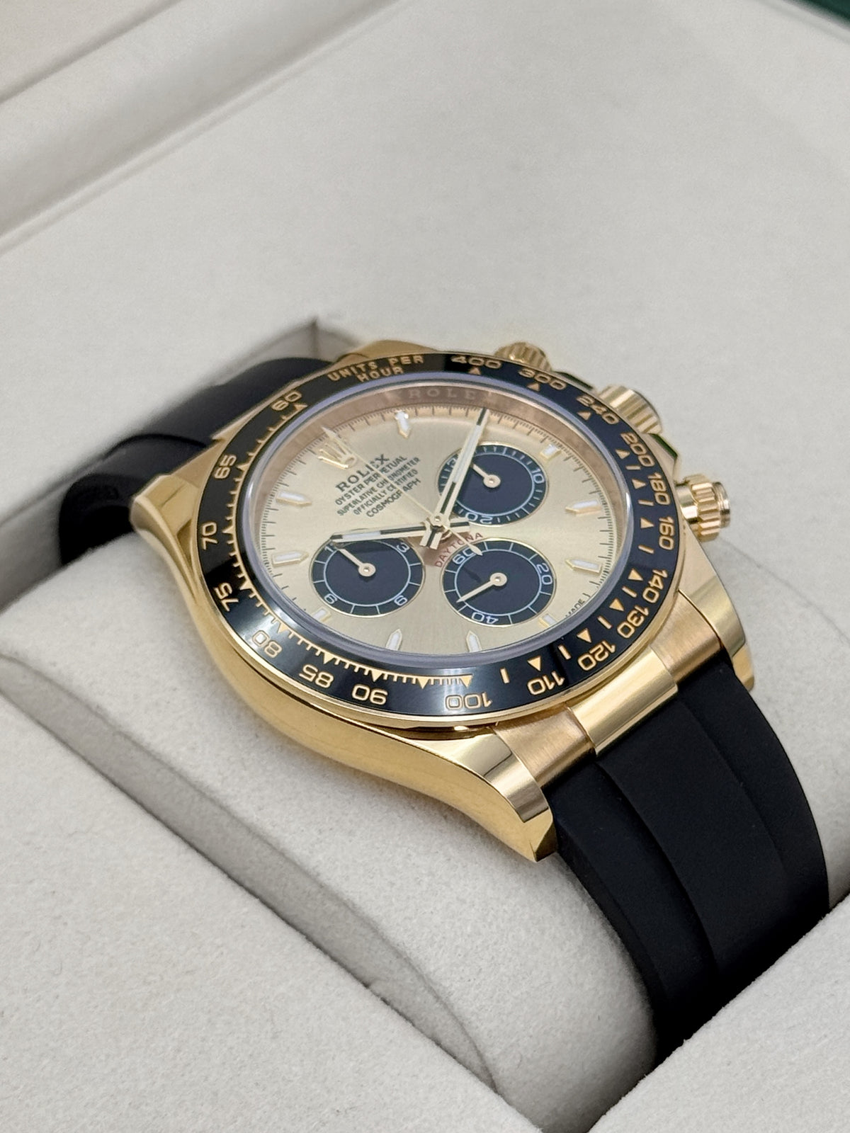 NEW 2026 Rolex Daytona 40mm 126518LN Yellow Gold Champagne Pikachu Dial (NEW STYLE CARD)