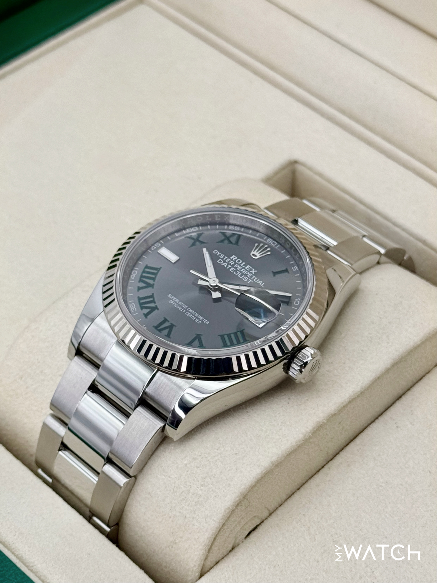 NEW 2025 Rolex Datejust 36mm 126234 Oyster Wimbledon Dial