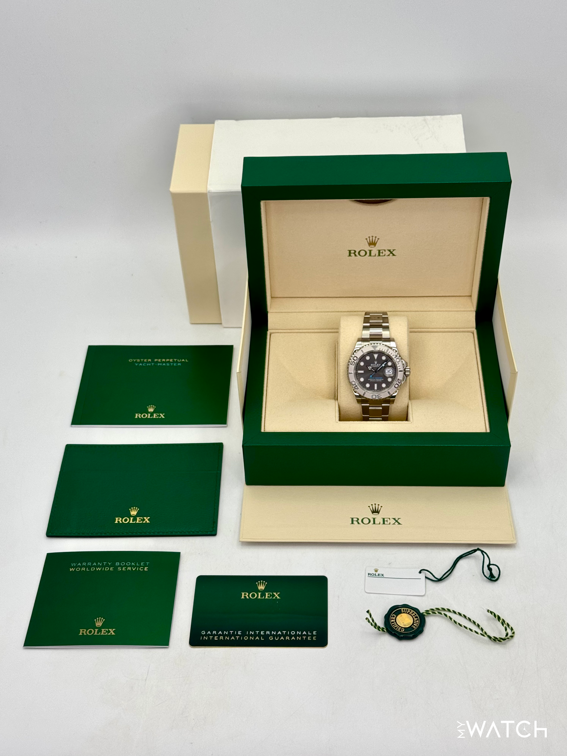 2024 Rolex Yacht-Master 40mm 126622 Stainless Steel Rhodium Dial - MyWatchLLC