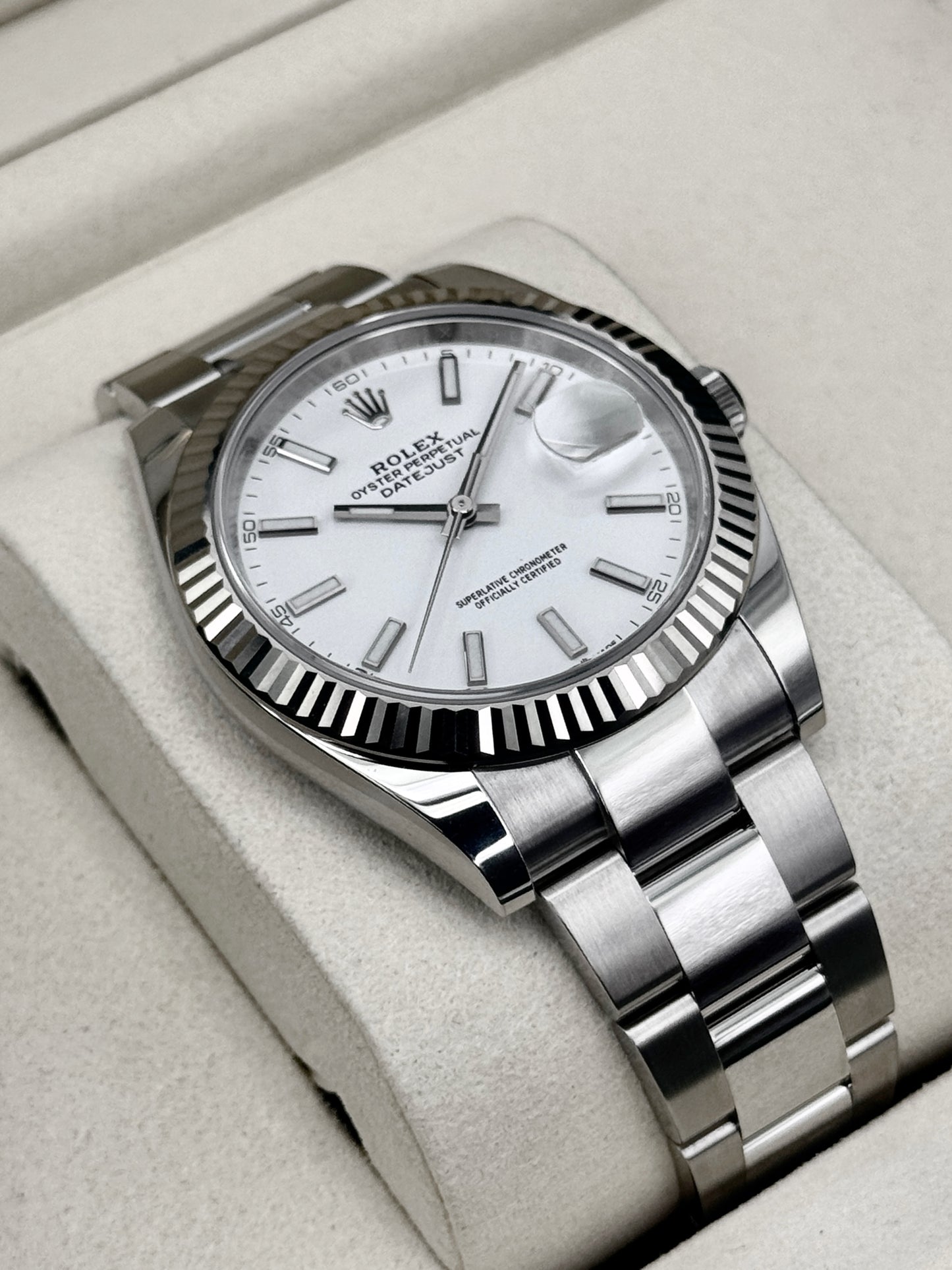 NEW 2026 Rolex Datejust 41mm 126334 Stainless Steel Oyster White Dial