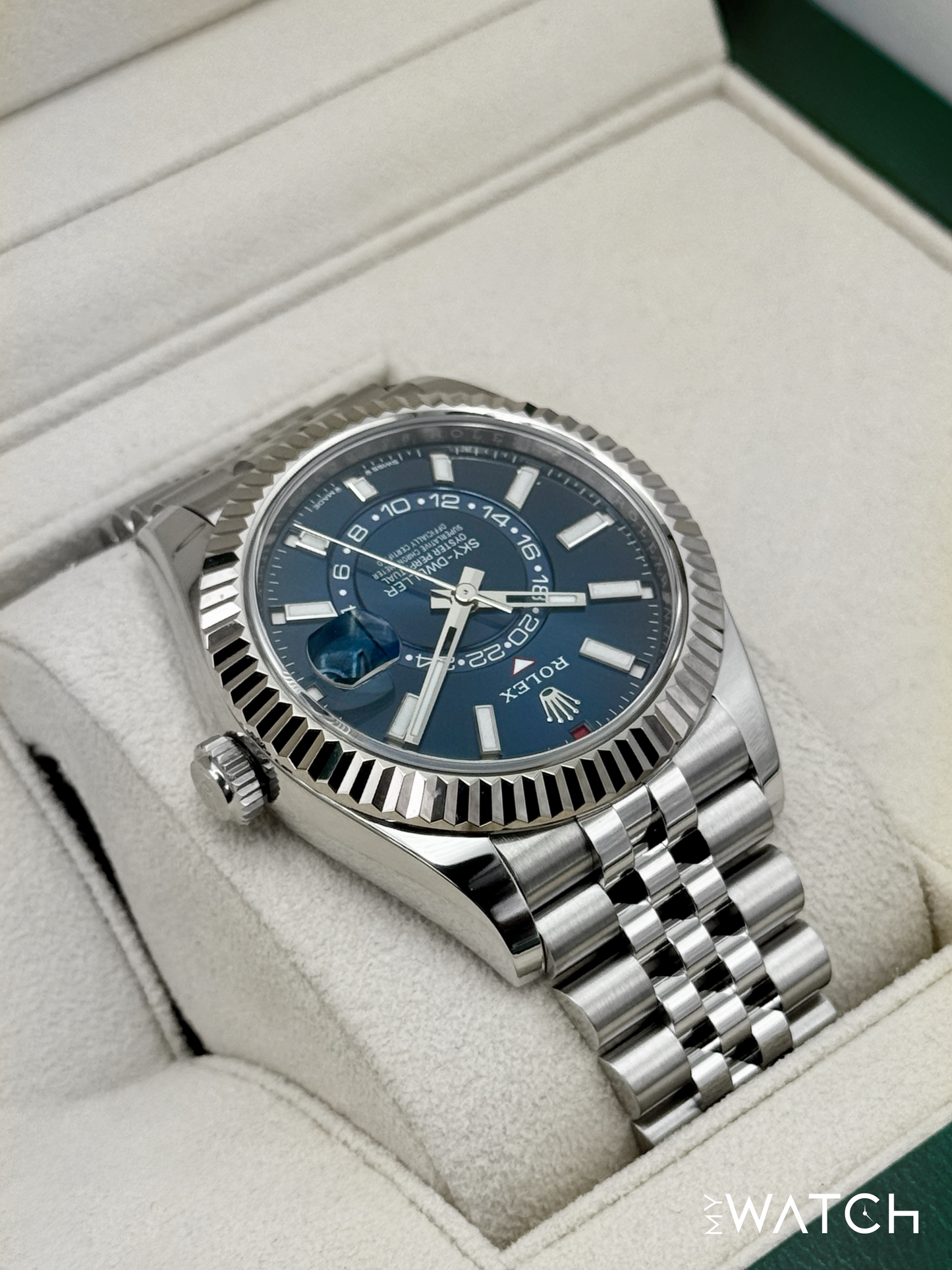 2024 Rolex Sky-Dweller 42mm 336934 Jubilee Blue Dial