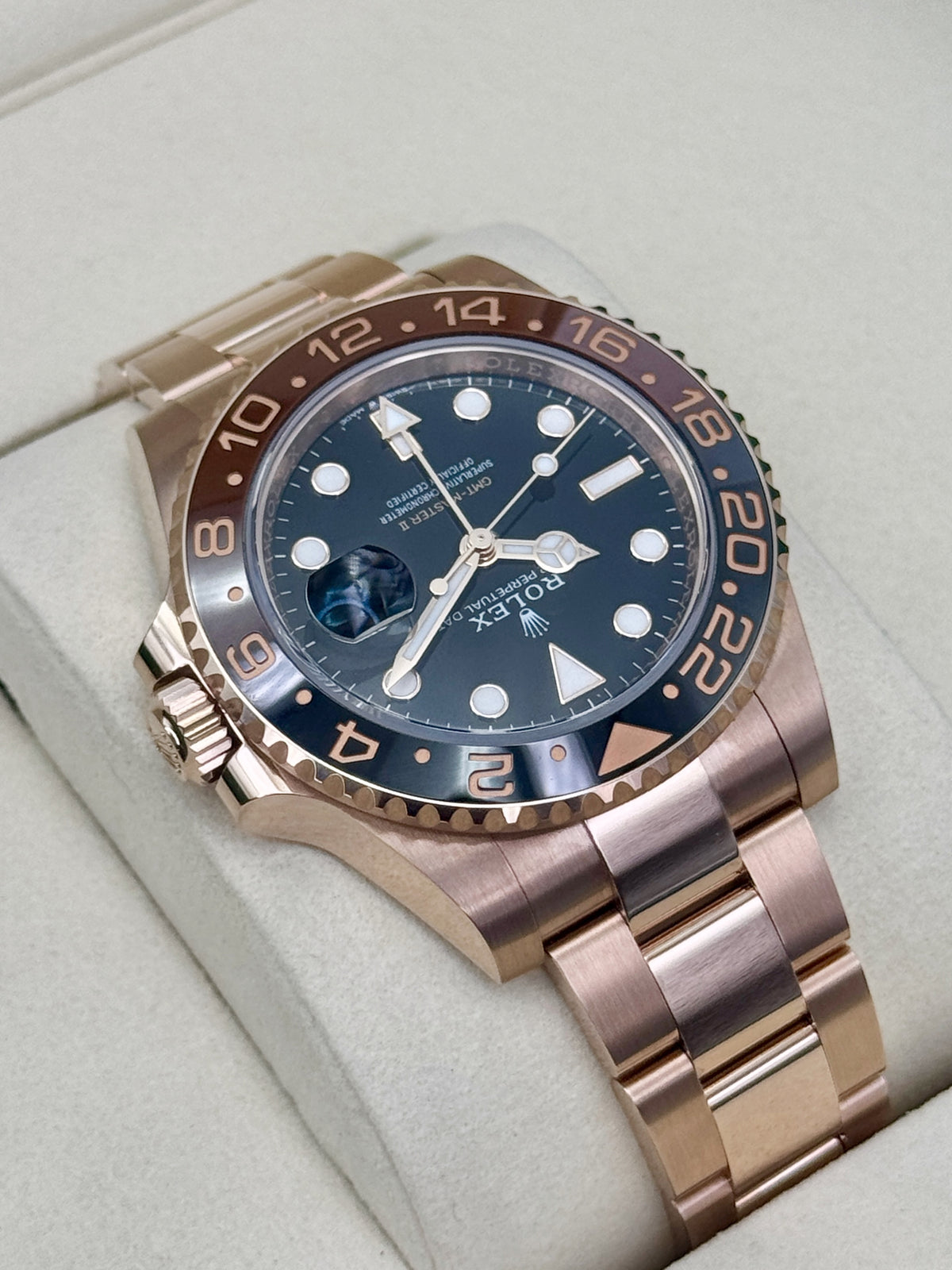 NEW 2026 Rolex GMT-Master II Rootbeer 40mm 126715CHNR Rose Gold