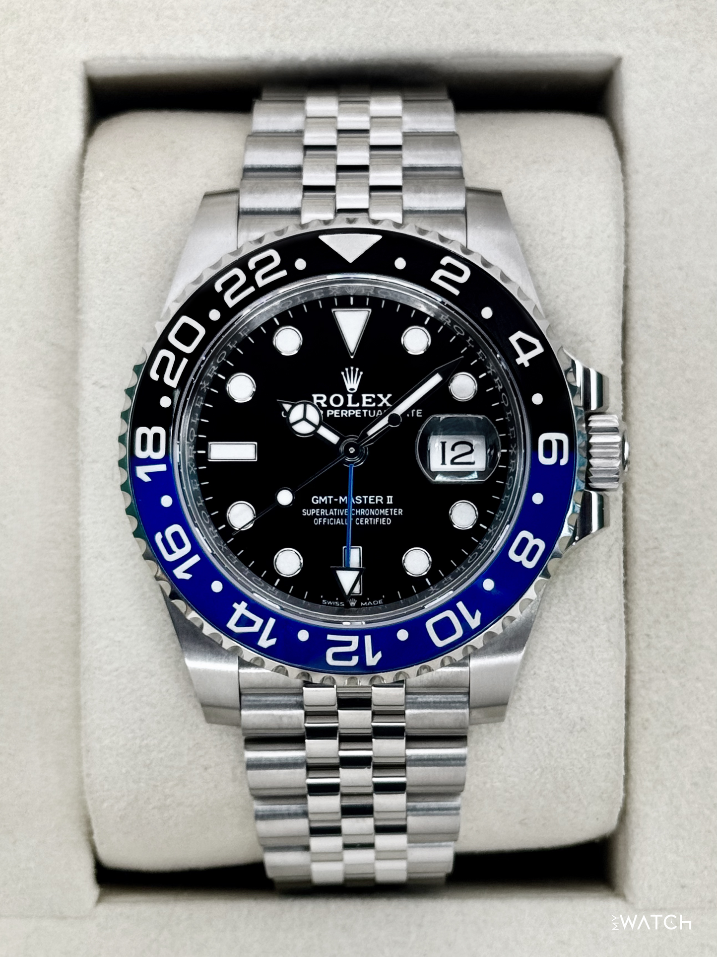 2025 Rolex GMT-Master II "Batgirl" 40mm 126710BLNR Jubilee - MyWatchLLC