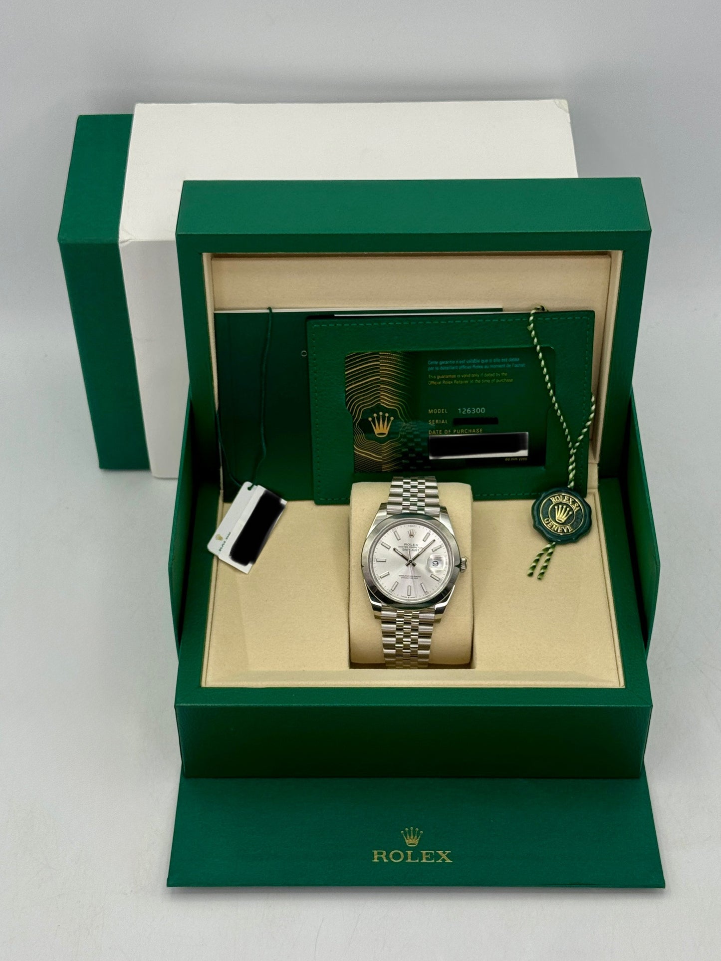 NEW 2025 Rolex Datejust 41mm 126300 Stainless Steel Jubilee Silver Dial